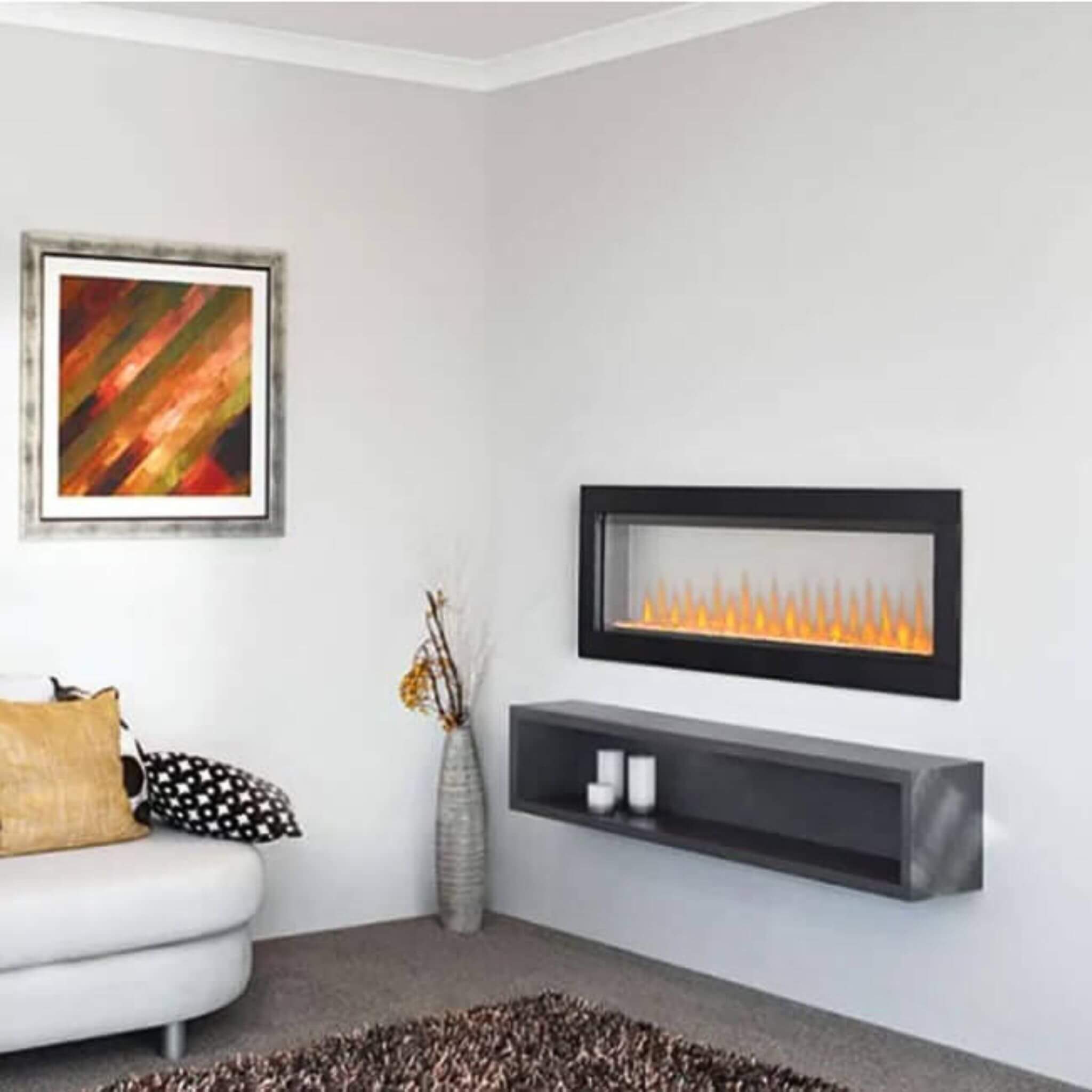 Napoleon Clearion Elite 60-Inch Fully Recessed See Thru Wall Mounted Electric Fireplace [NEFBD60HE] (SAK31716)