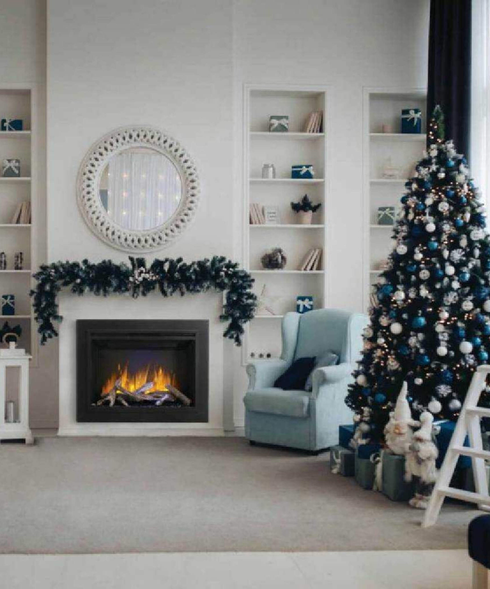 Napoleon Element Self-Trimming Built-In Electric Fireplace [NEFB36/42H-BS-1] (SAK58173)