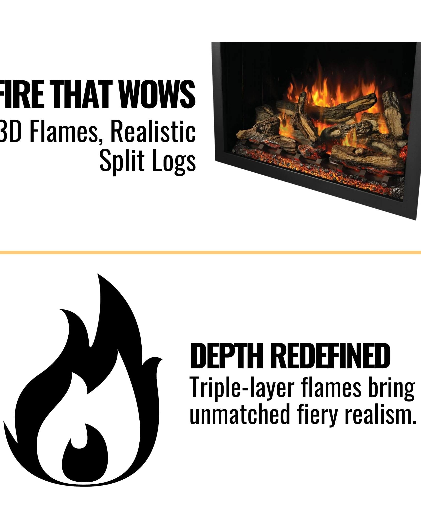 Napoleon Elevation Built-In Electric Fireplace [NEFB36/42H-MF] (SAK25428)