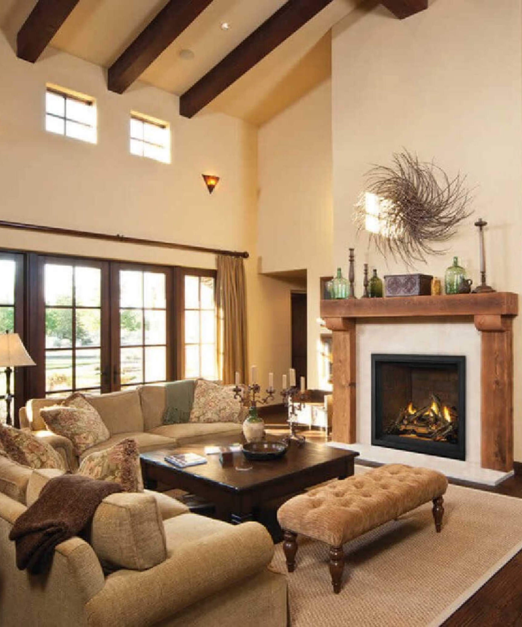 Napoleon Elevation X 36 38-Inch Direct Vent Electronic Ignition Propane Gas Fireplace With Remote Control [EX36N/PTEL] (SAK83365)