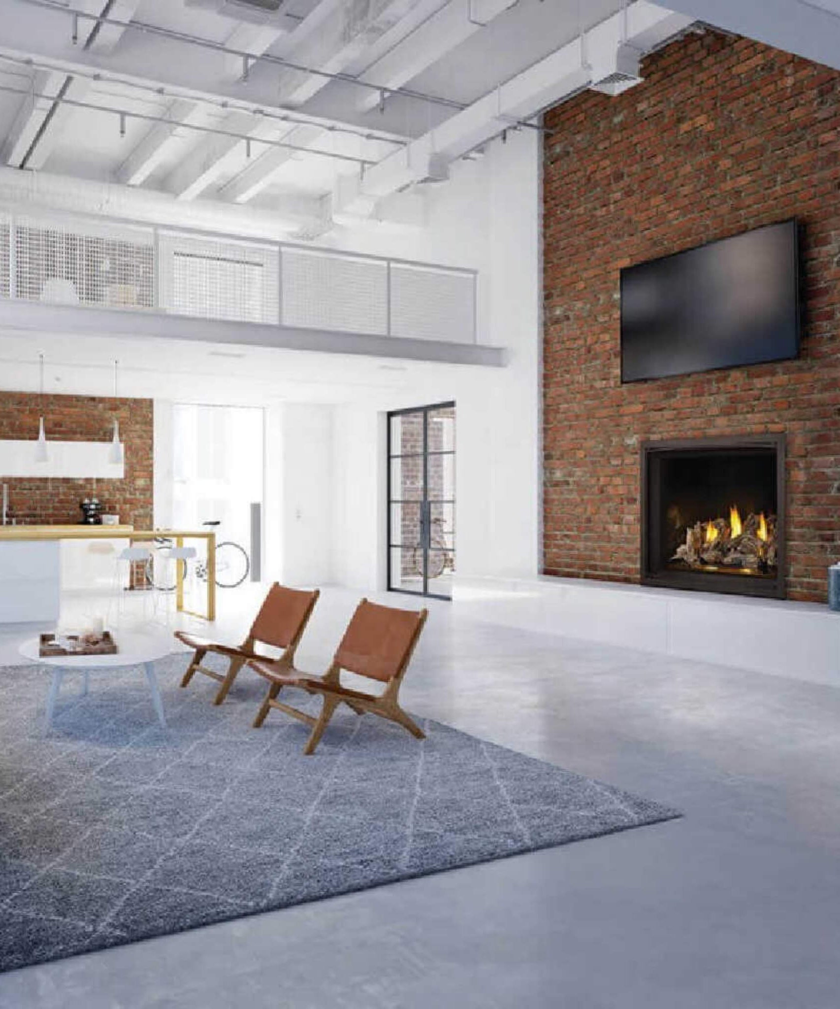 Napoleon Elevation X 42 44-Inch Direct Vent Electronic Ignition Propane Gas Fireplace [EX42N/PTEL] (SAK83652)