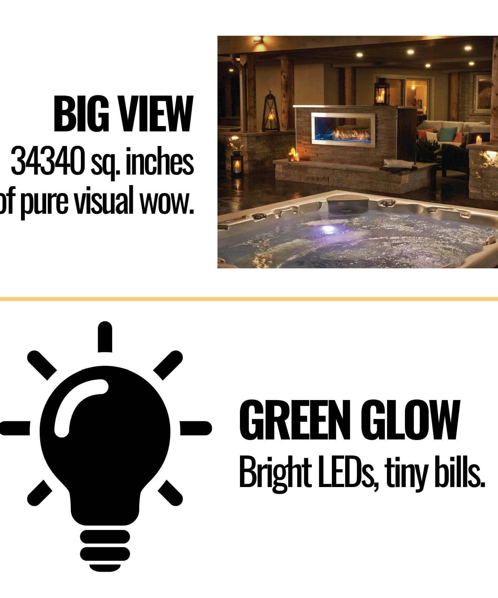Napoleon Galaxy 48 50-Inch Outdoor Linear See-Thru Electronic Start Natural Gas Fireplace [GSS48STE] (SAK67432)
