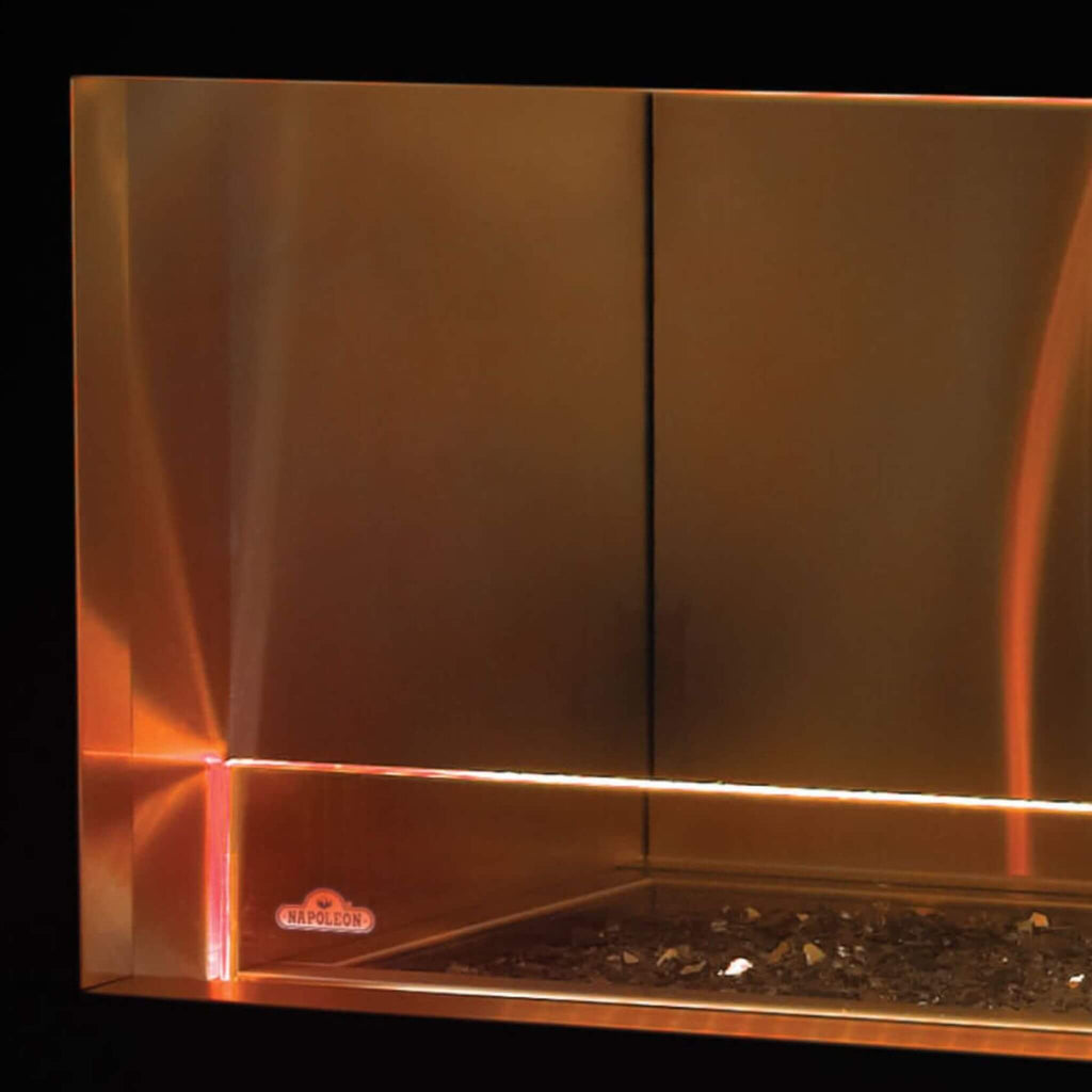 Napoleon Galaxy 48 50-Inch Outdoor Linear See-Thru Electronic Start Natural Gas Fireplace [GSS48STE] (SAK67432)