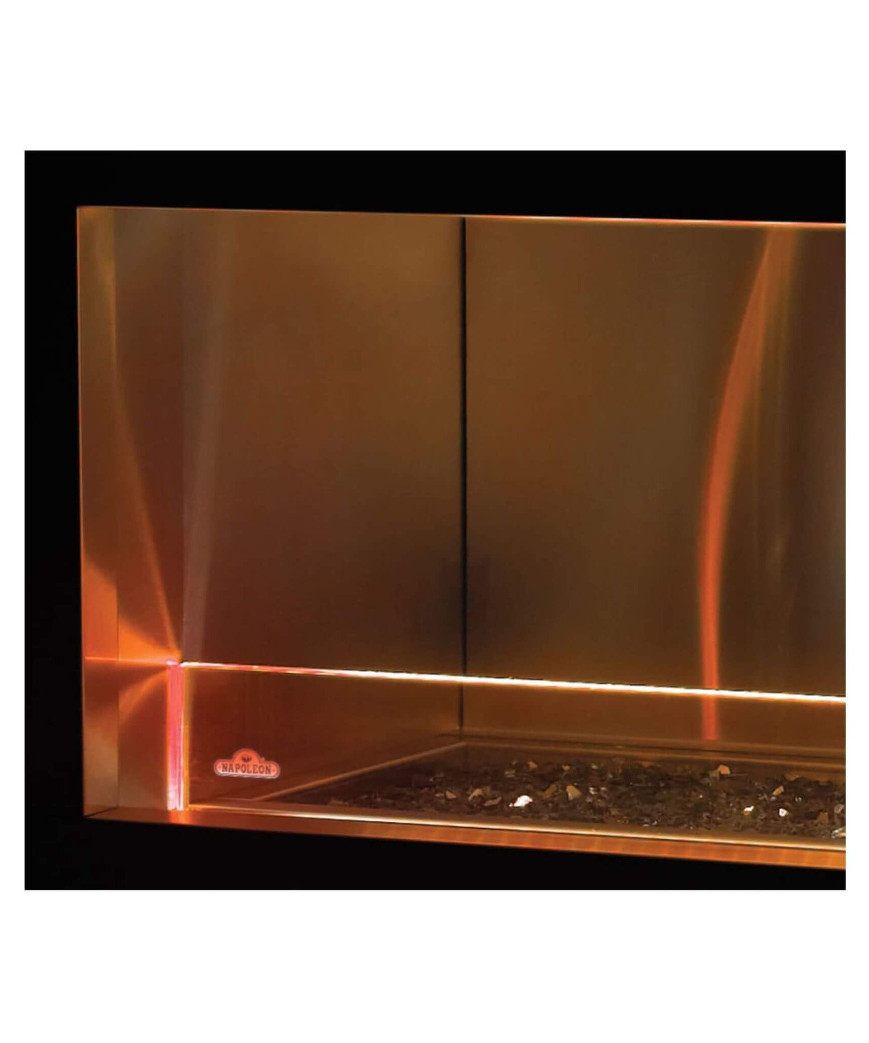 Napoleon Galaxy 48-Inch Outdoor Linear Single-Sided Electronic Start Natural Gas Fireplace [GSS48E] (SAK60567)
