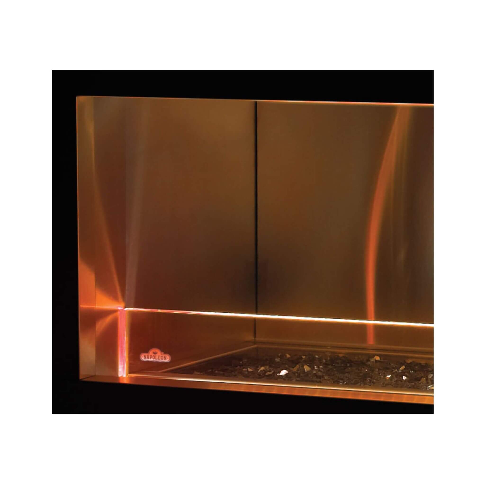 Napoleon Galaxy 48-Inch Outdoor Linear Single-Sided Electronic Start Natural Gas Fireplace [GSS48E] (SAK60567)