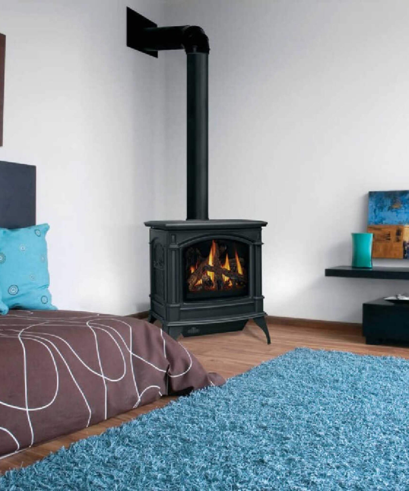Napoleon Knightsbridge 60 Majolica Brown 27-Inch Natural Gas Stove With Flame And Heat Adjustment [GDS60-1NNSB] (SAK14738)
