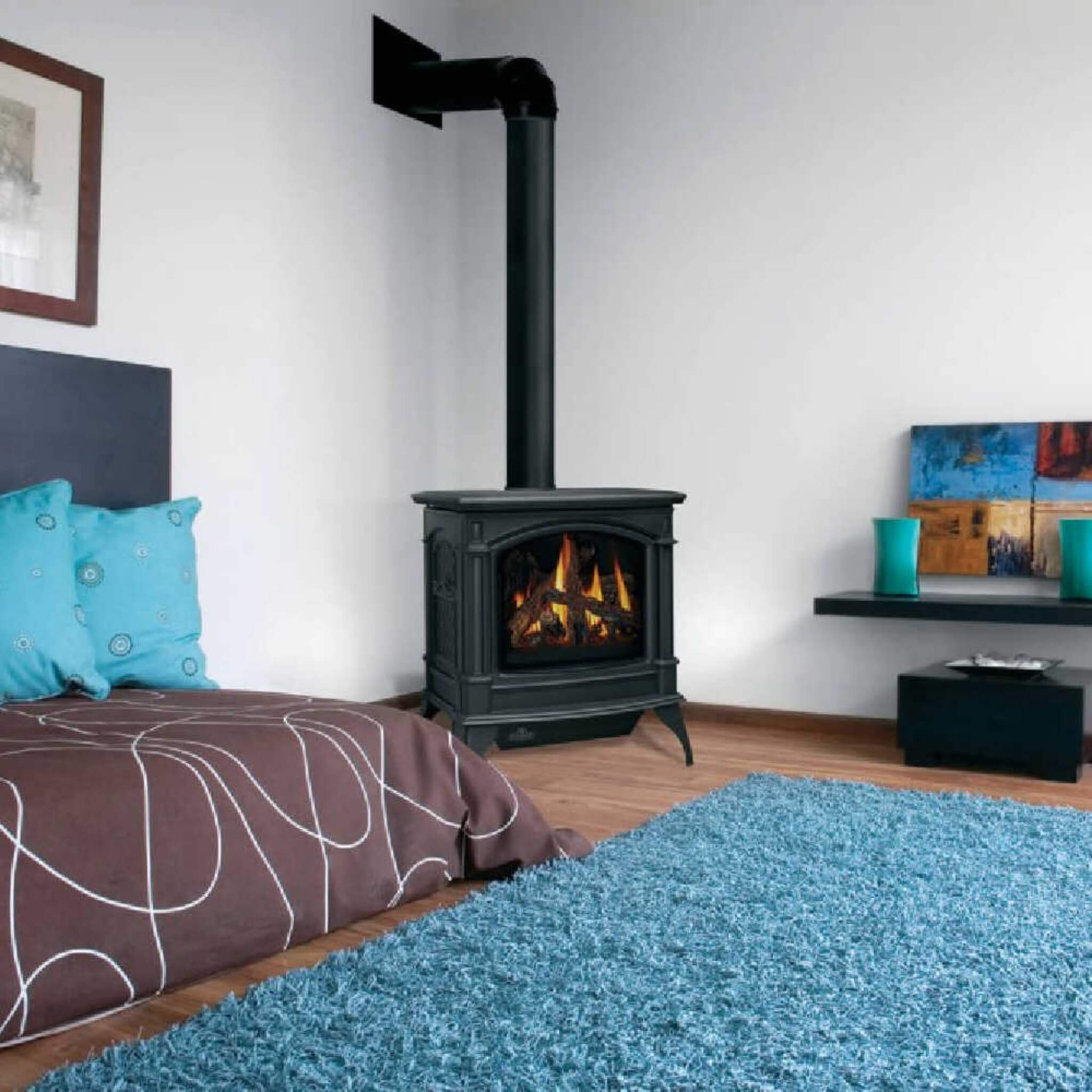 Napoleon Knightsbridge 60 Majolica Brown 27-Inch Natural Gas Stove With Flame And Heat Adjustment [GDS60-1NNSB] (SAK14738)