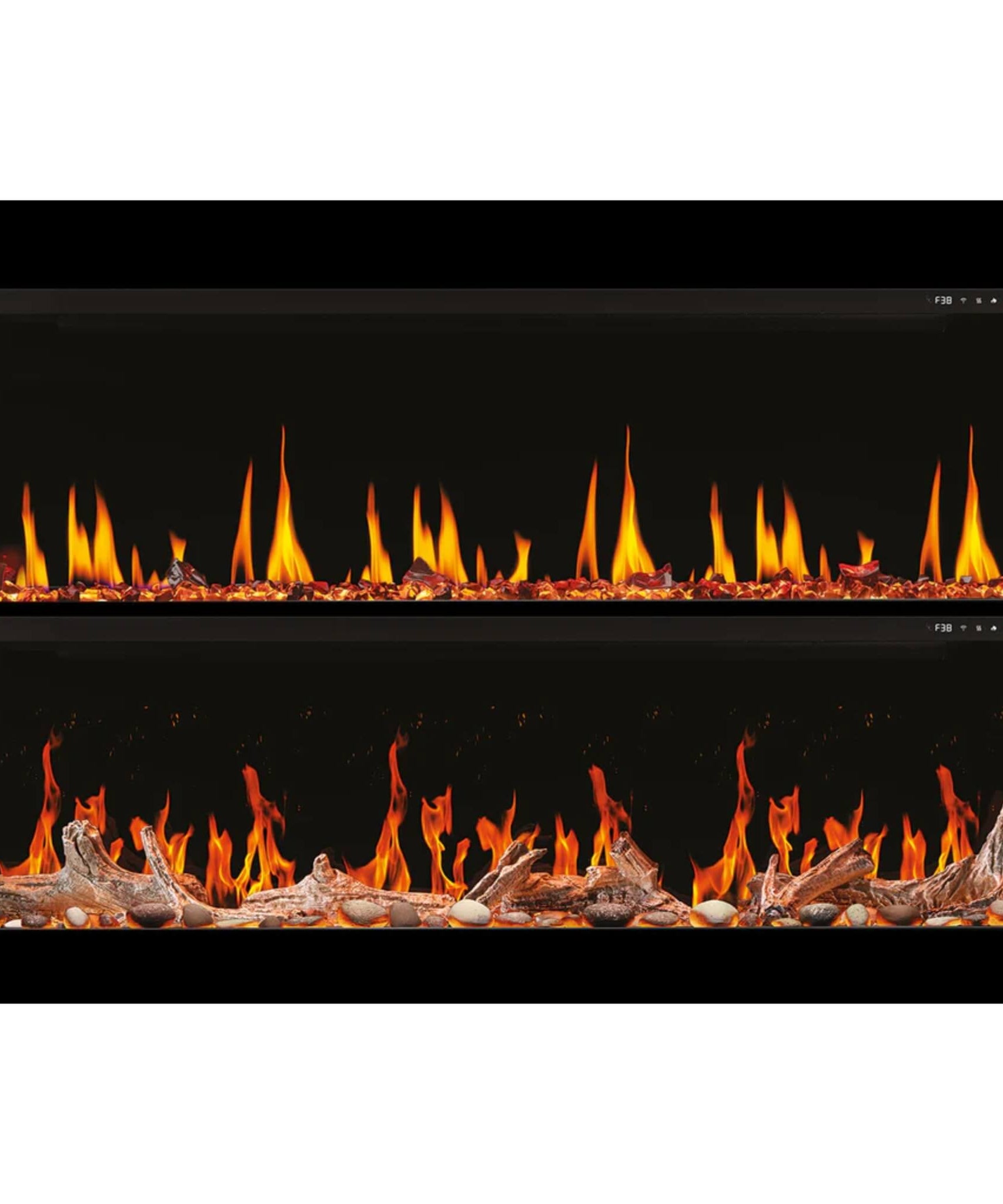 Napoleon Luminex 65-Inch LCD Built-In Electric Fireplace With Remote Control [NEFL65LCD-3SV] (SAK83665)