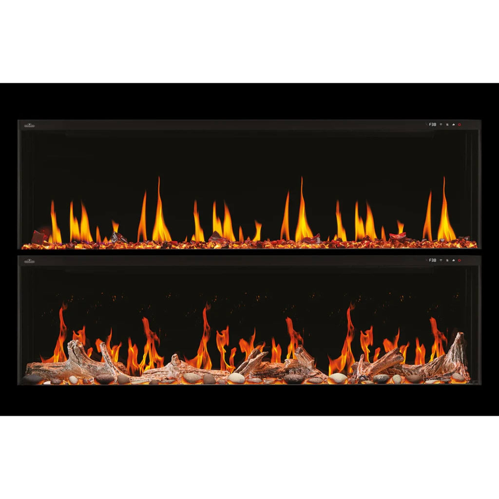 Napoleon Luminex 65-Inch LCD Built-In Electric Fireplace With Remote Control [NEFL65LCD-3SV] (SAK83665)