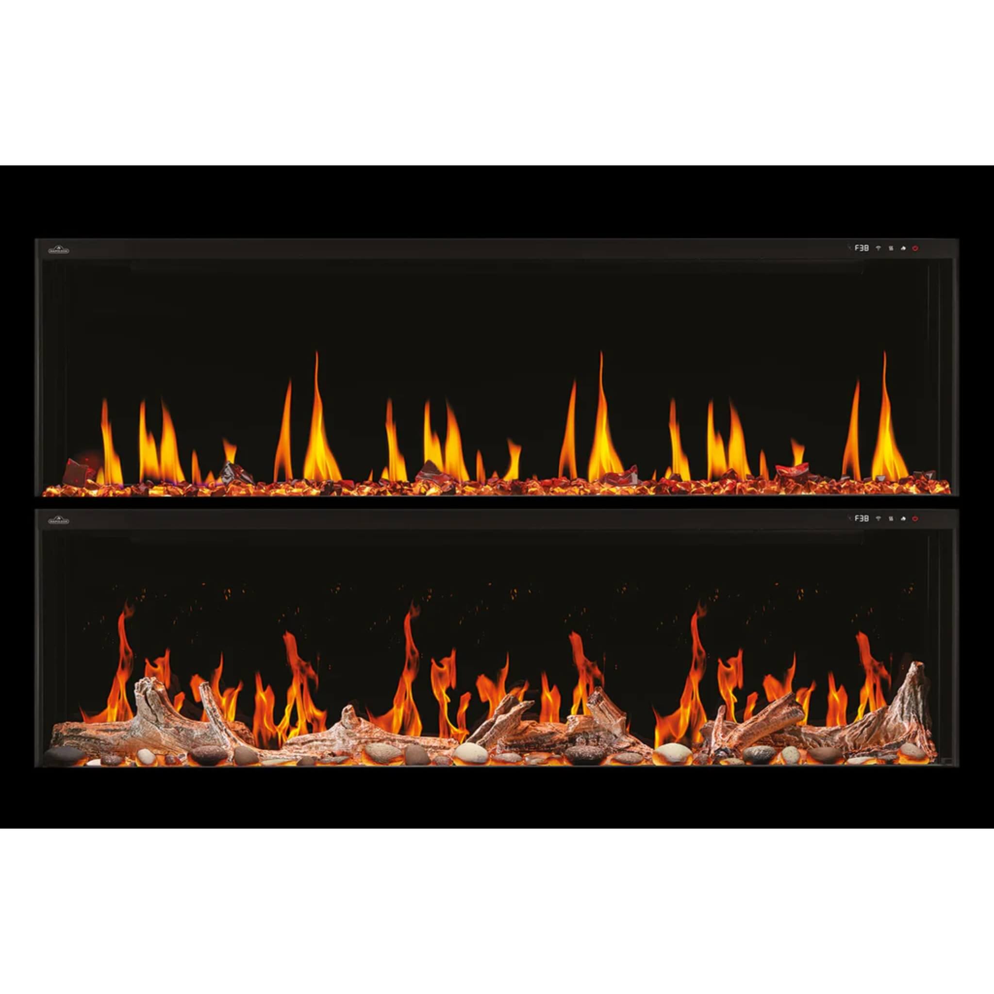 Napoleon Luminex 65-Inch LCD Built-In Electric Fireplace With Remote Control [NEFL65LCD-3SV] (SAK83665)