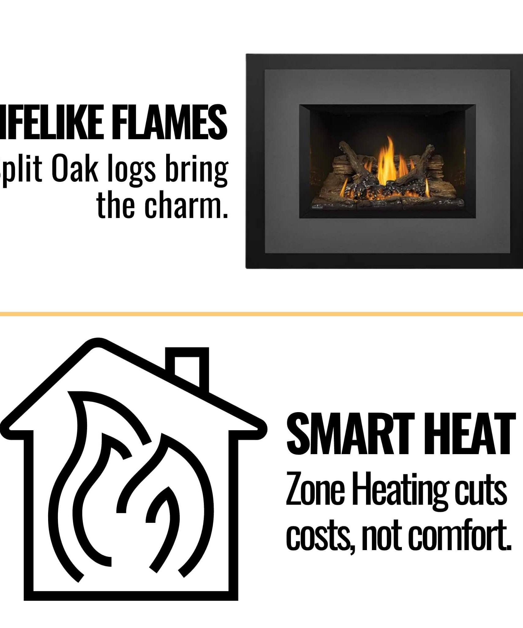 Napoleon Oakville 3 28-Inch Direct Vent Natural Gas Fireplace Insert [GDI3N-1] (SAK25498)