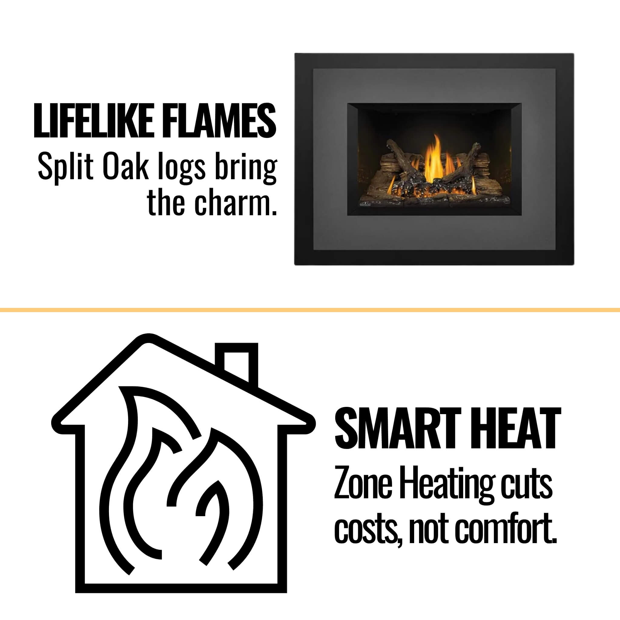 Napoleon Oakville 3 28-Inch Direct Vent Natural Gas Fireplace Insert [GDI3N-1] (SAK25498)