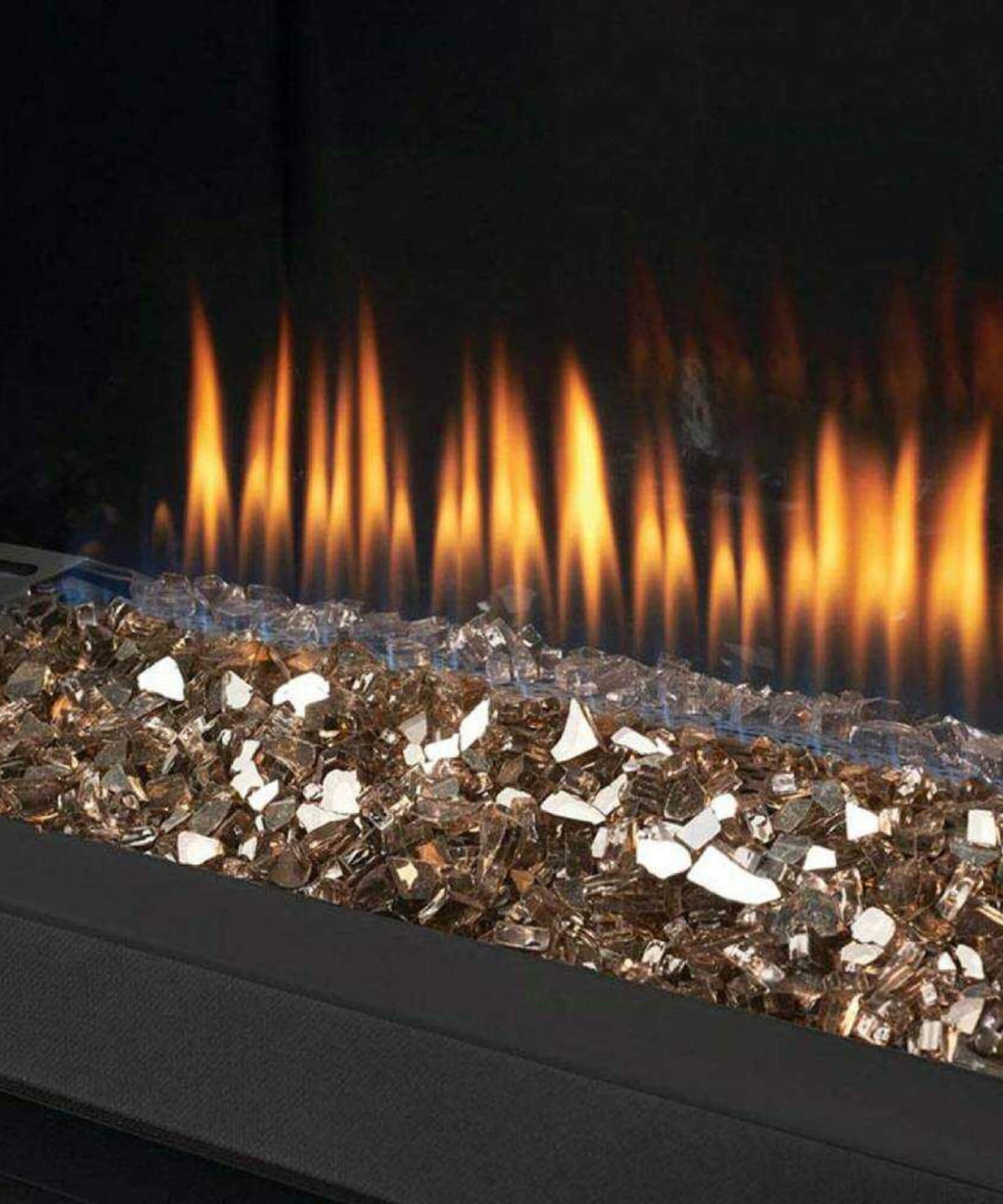 Napoleon Oakville 3 Glass Direct Vent Electronic Ignition Natural Gas Fireplace Insert, 28" [GDIG3N] (SAK29675)
