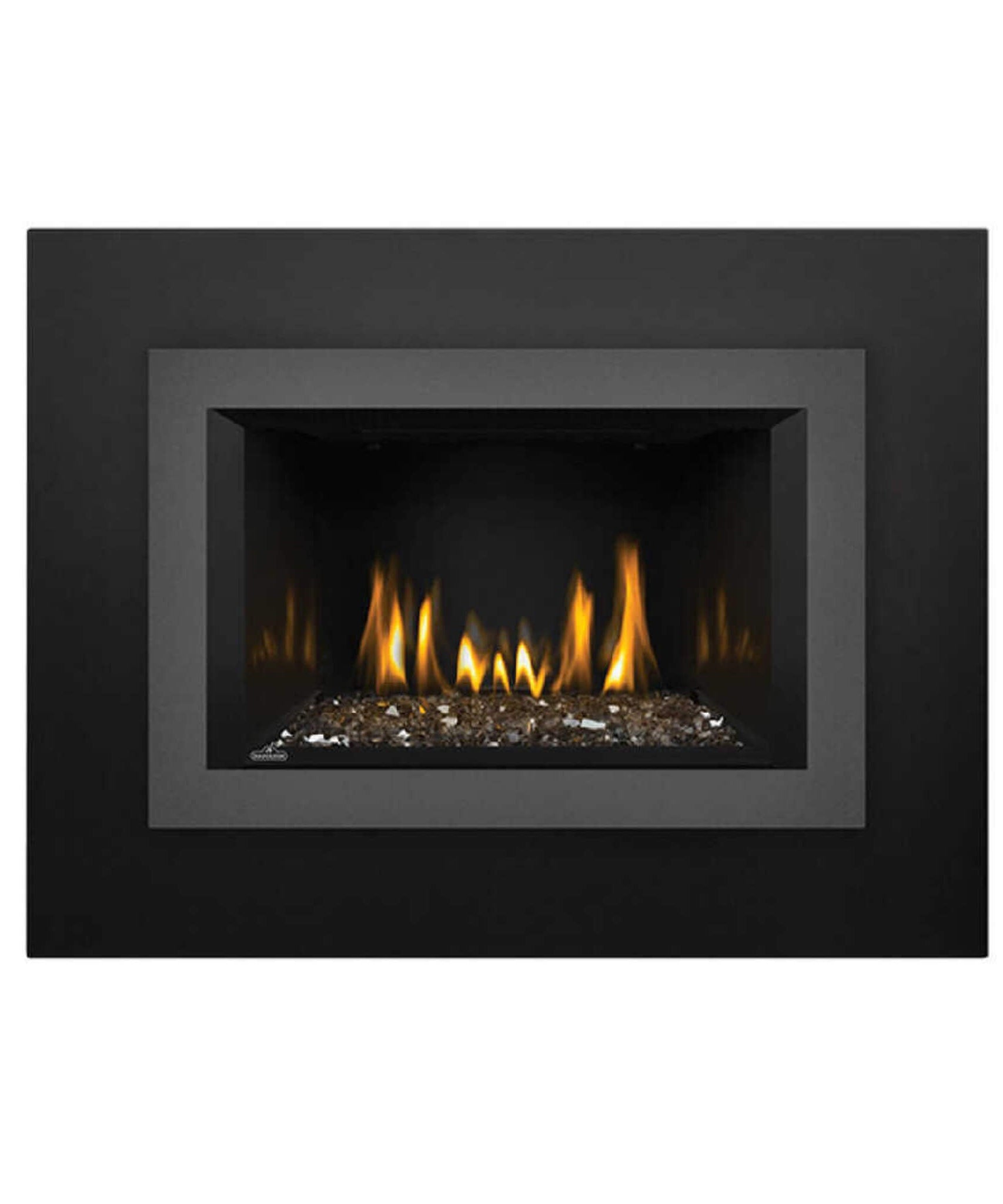 Napoleon Oakville 3 Glass Direct Vent Electronic Ignition Natural Gas Fireplace Insert, 28" [GDIG3N] (SAK29675)