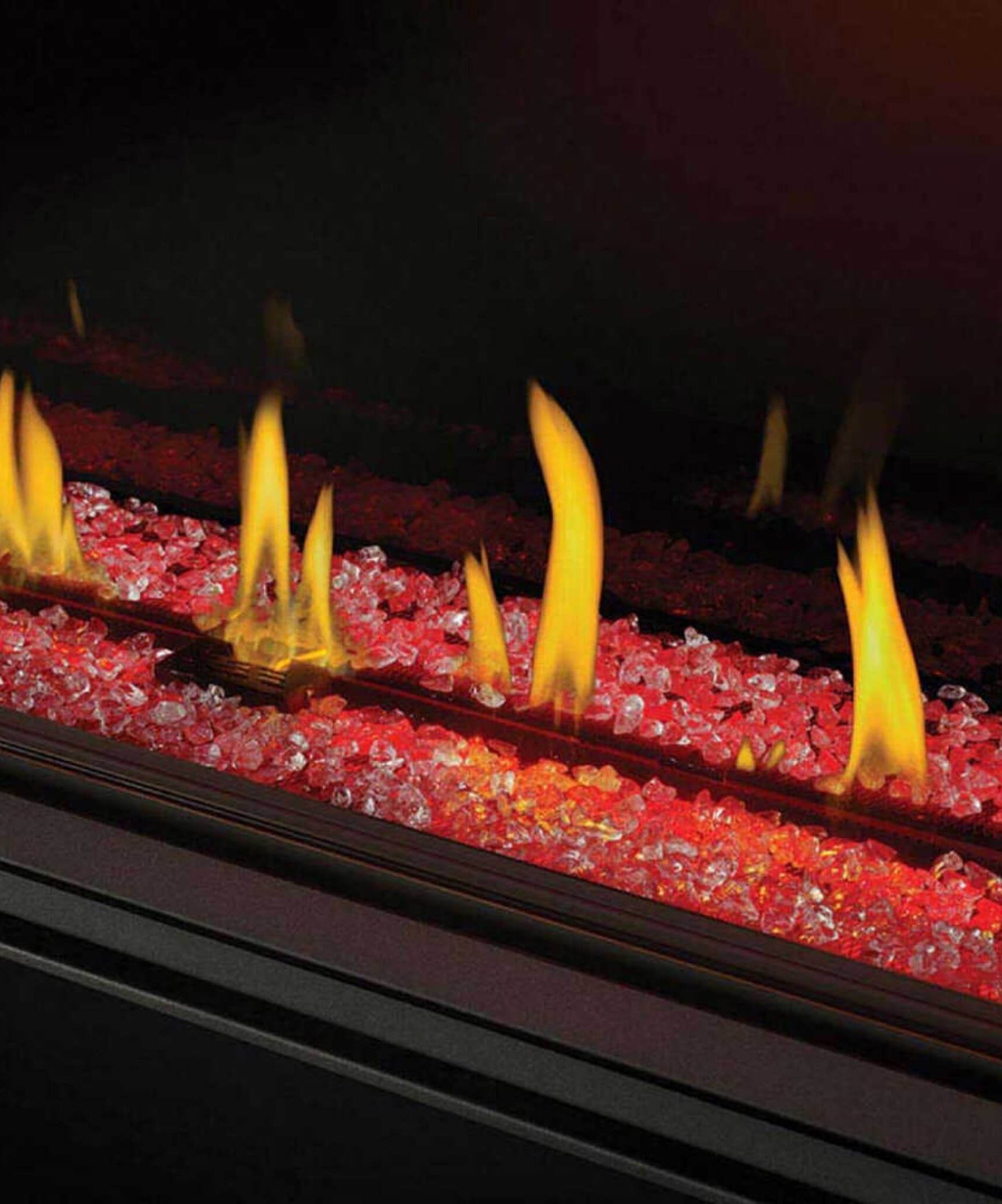 Napoleon Tall Linear Vector Direct Vent Natural Gas Fireplace With Remote Control [TLV50/62/74N] (SAK58256)