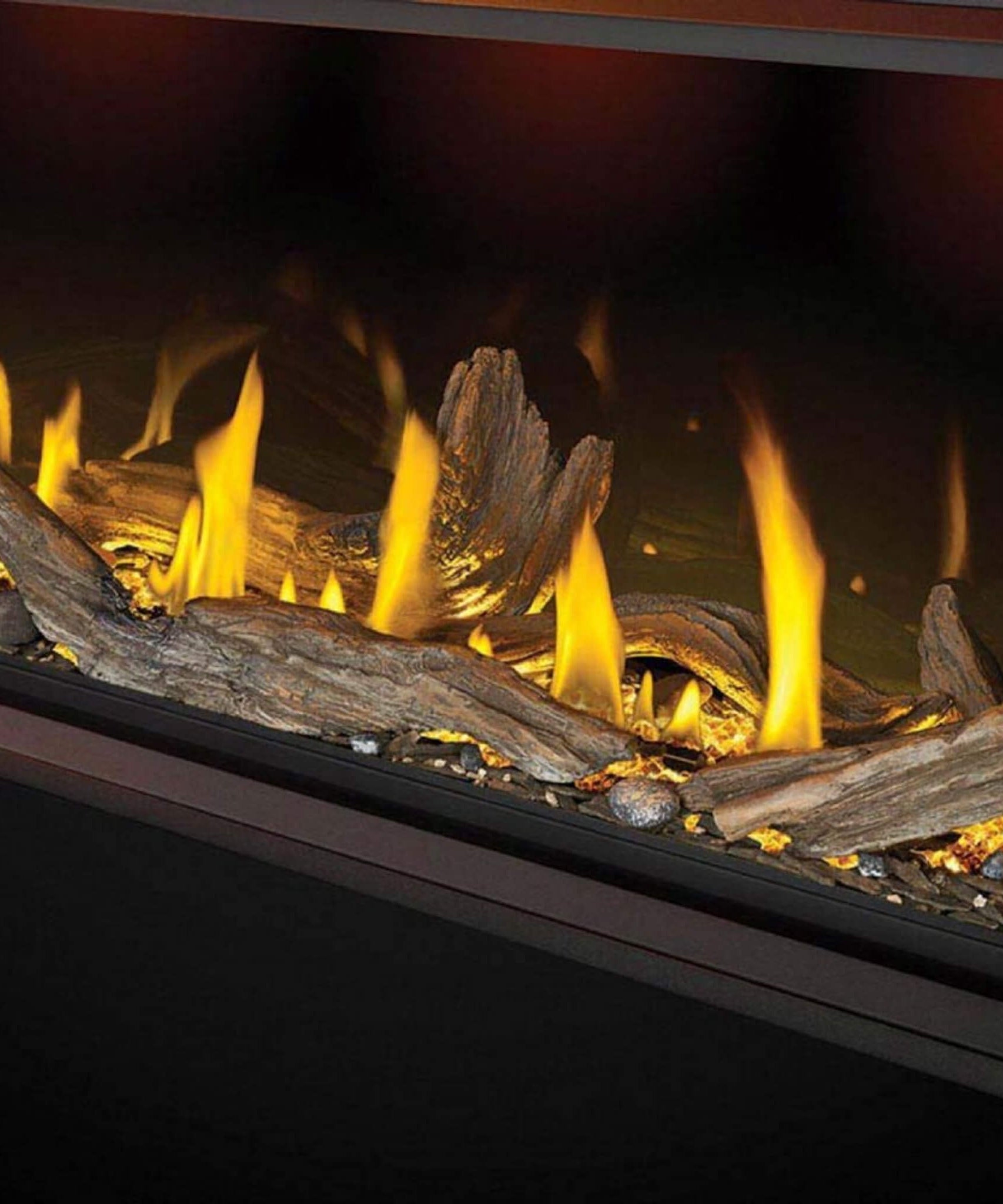 Napoleon Tall Linear Vector Direct Vent Natural Gas Fireplace With Remote Control [TLV50/62/74N] (SAK58256)