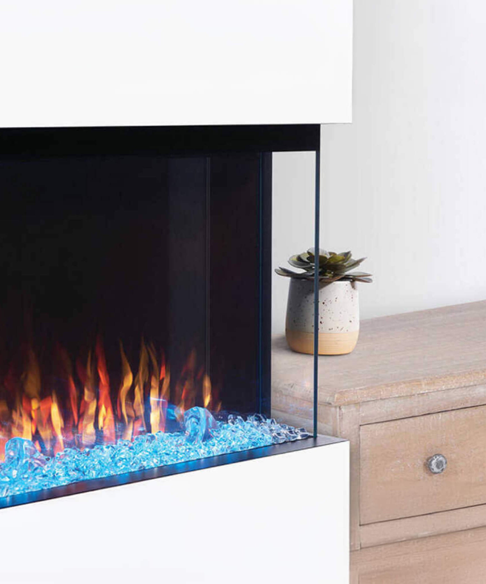 Napoleon Trivista 3 Sided Built-In Electric Linear Fireplace [NEFB50H/60H-3SV] (SAK32567)