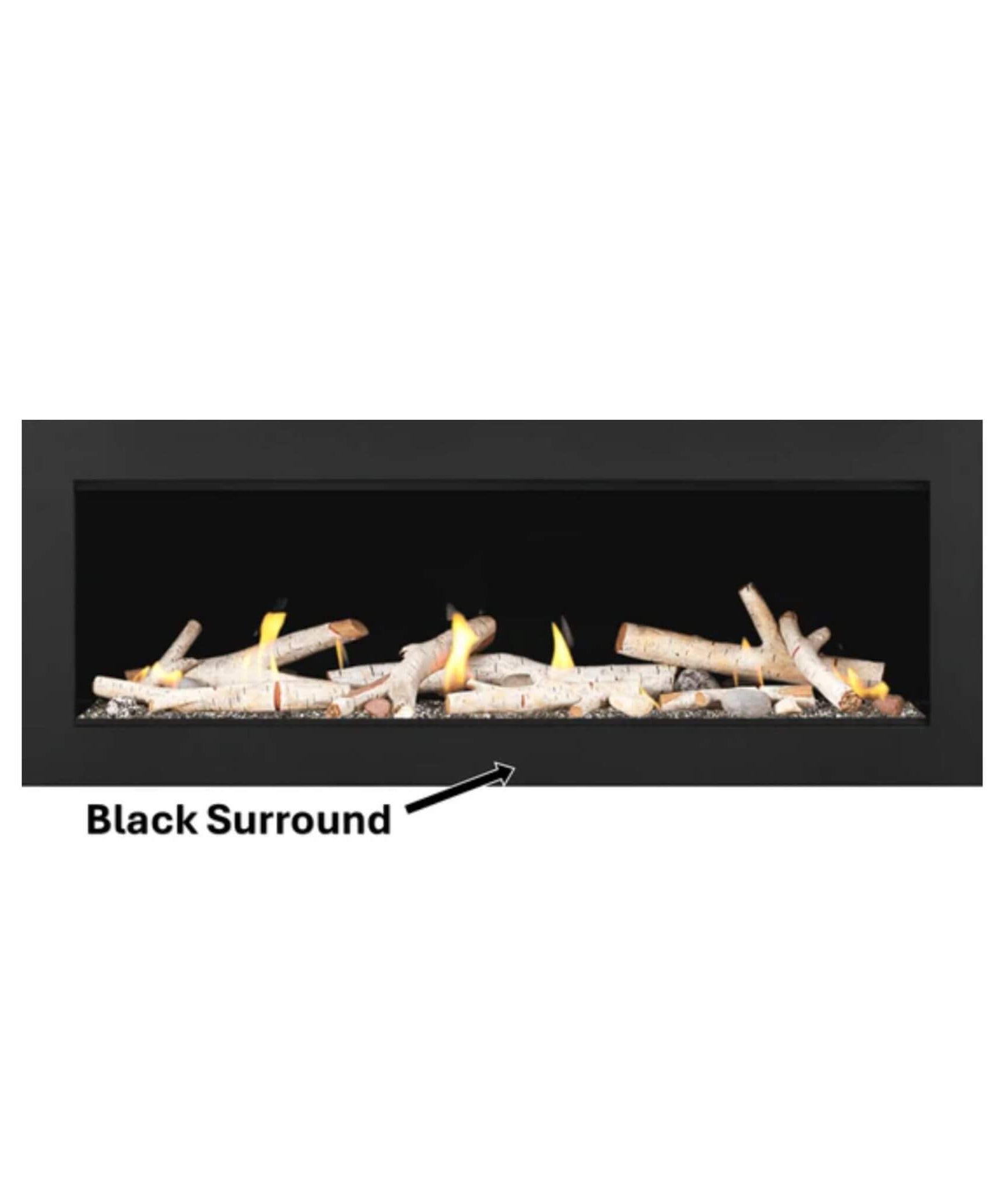 Napoleon Vector 50 Single-Sided 65-Inch Direct Vent Electronic Natural Gas Fireplace With Night Light System [LV50N-2] (SAK29481)