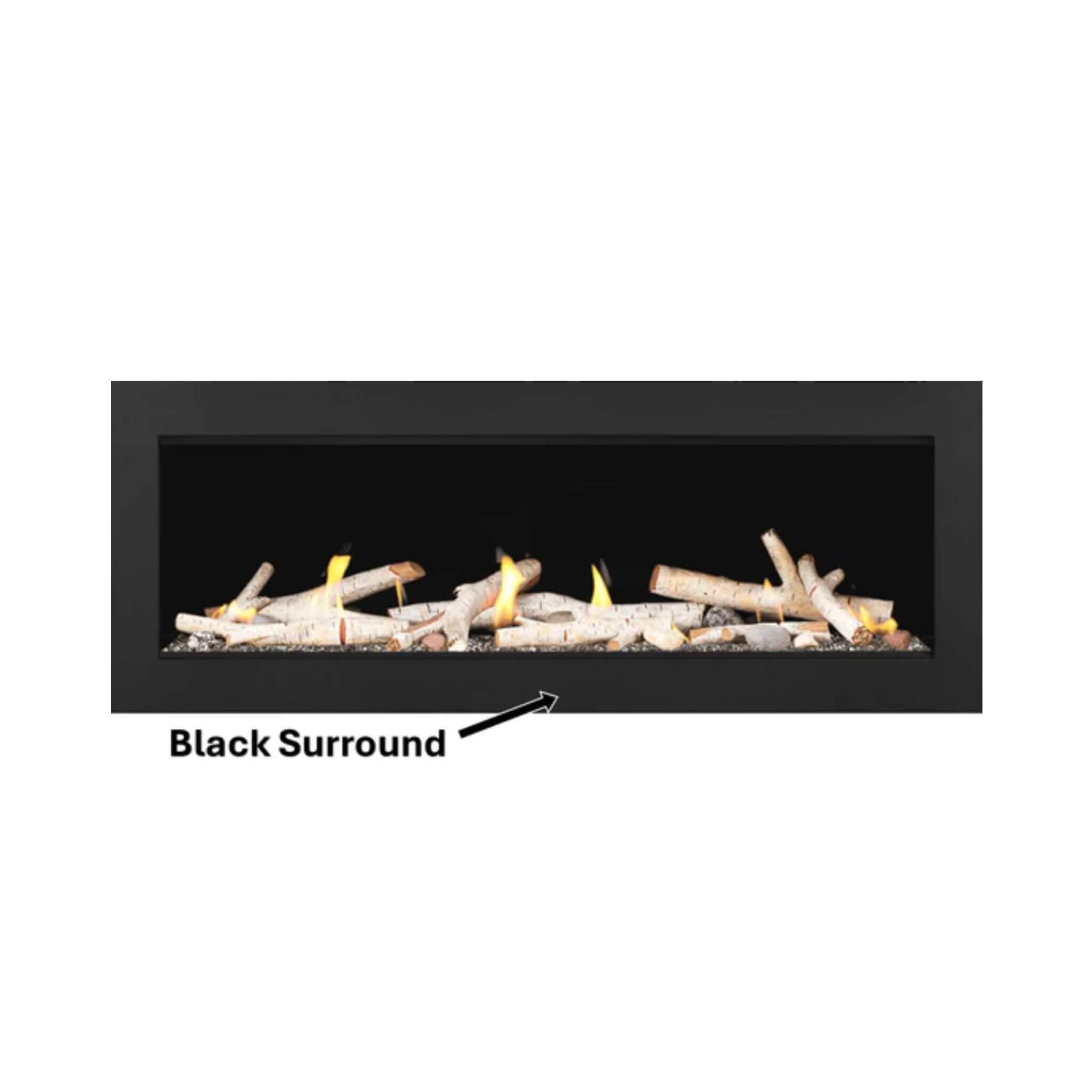 Napoleon Vector 50 Single-Sided 65-Inch Direct Vent Electronic Natural Gas Fireplace With Night Light System [LV50N-2] (SAK29481)