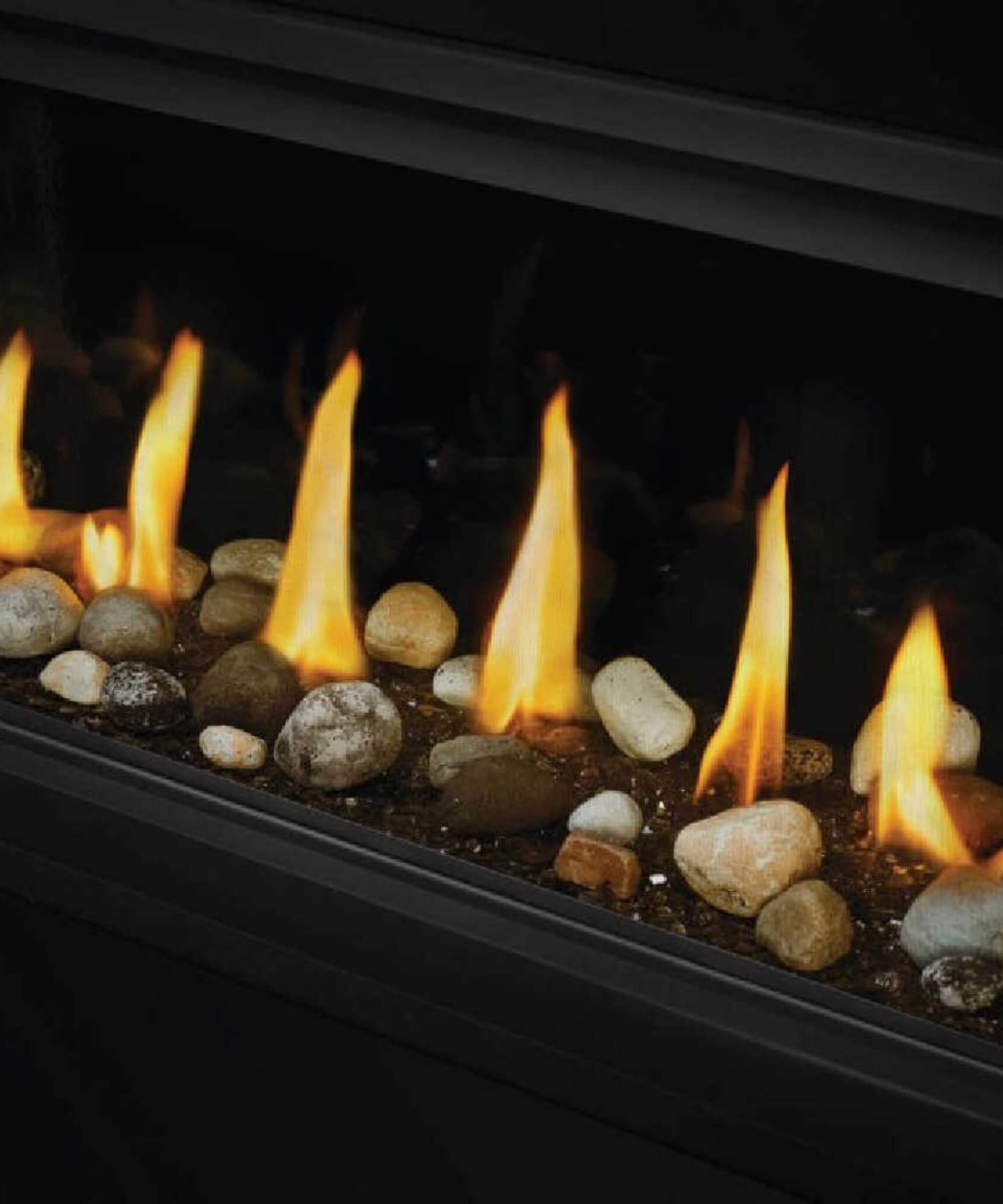 Napoleon Vector 50 Single-Sided 65-Inch Direct Vent Electronic Natural Gas Fireplace With Night Light System [LV50N-2] (SAK29481)