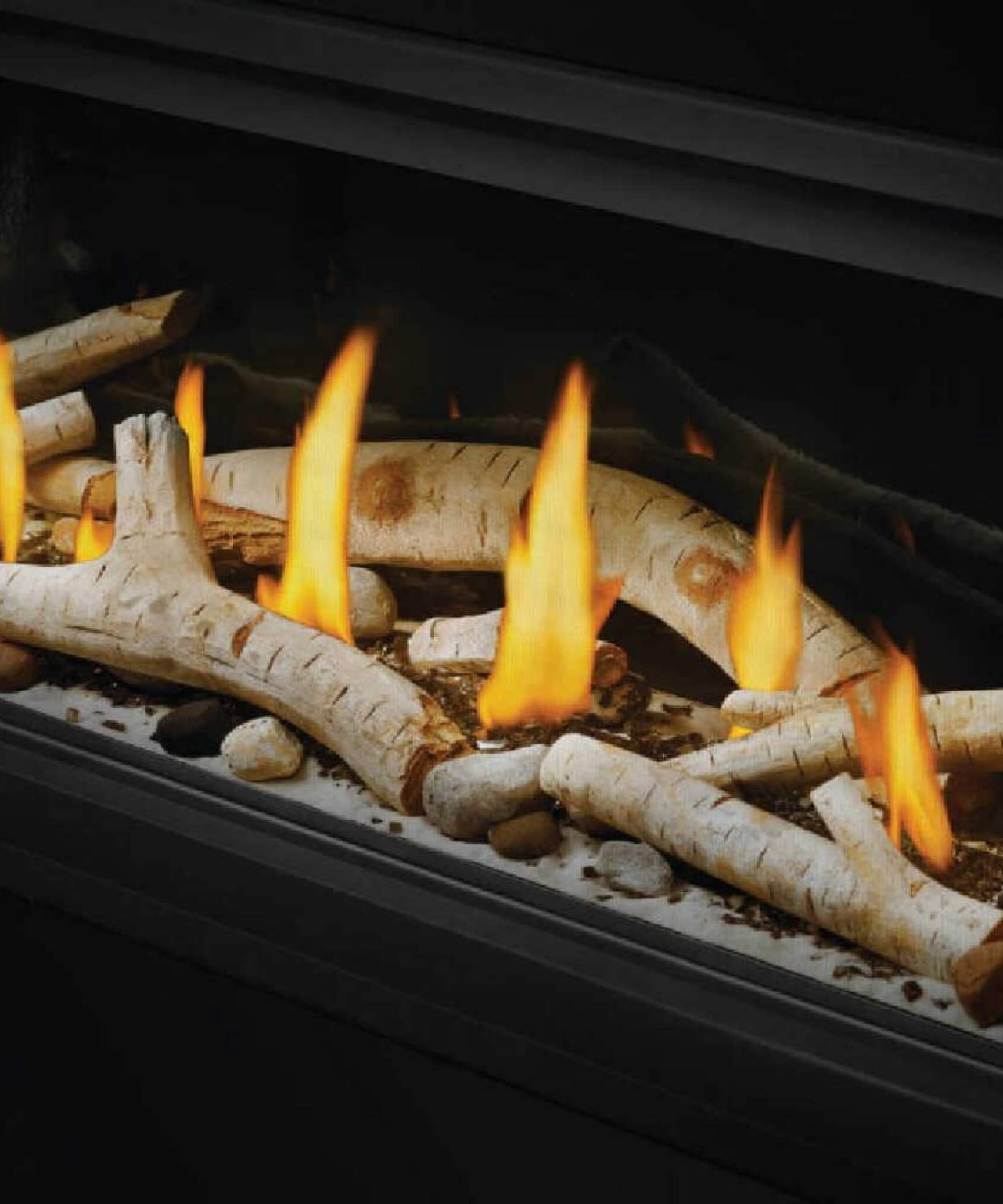 Napoleon Vector 50 Single-Sided 65-Inch Direct Vent Electronic Natural Gas Fireplace With Night Light System [LV50N-2] (SAK29481)