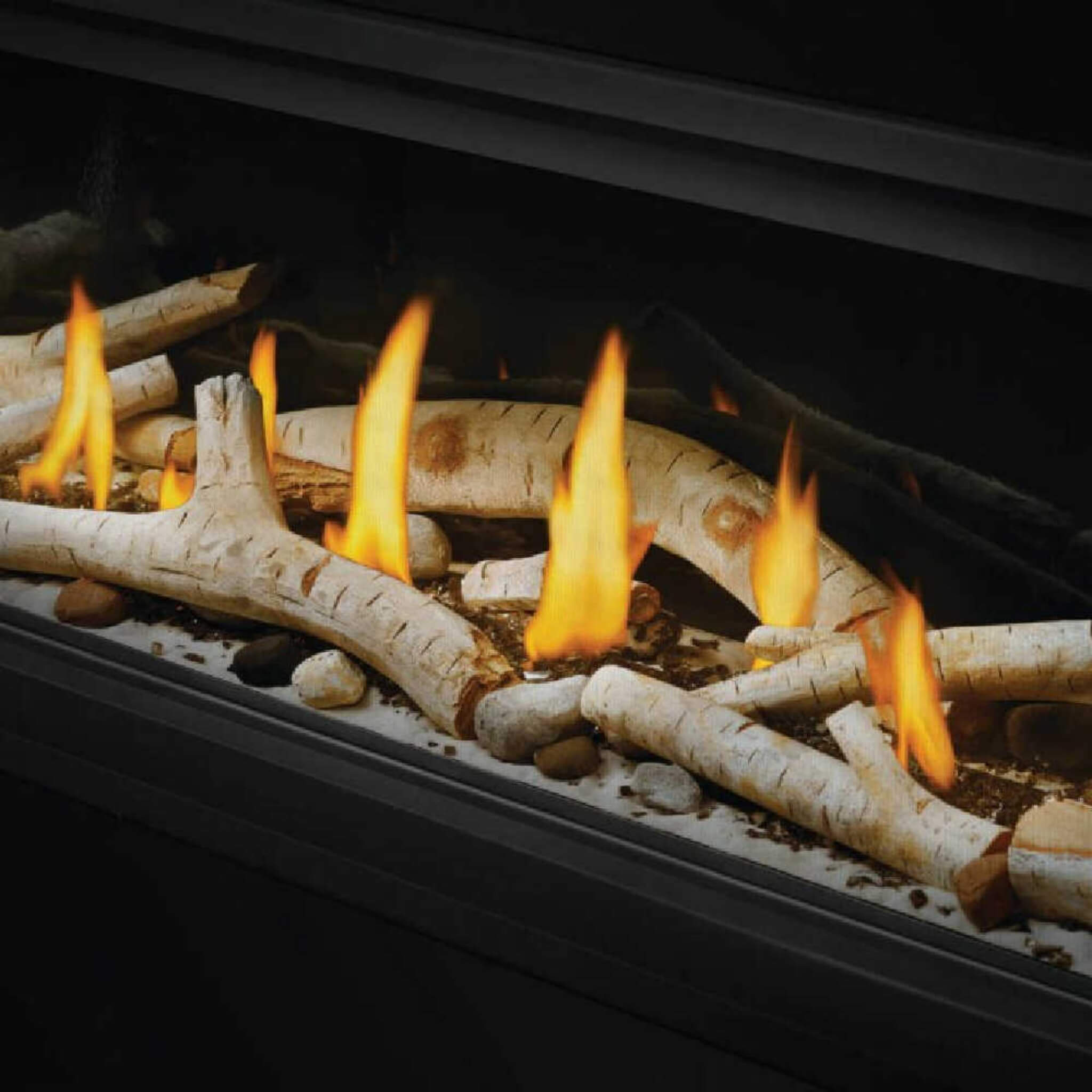 Napoleon Vector 50 Single-Sided 65-Inch Direct Vent Electronic Natural Gas Fireplace With Night Light System [LV50N-2] (SAK29481)