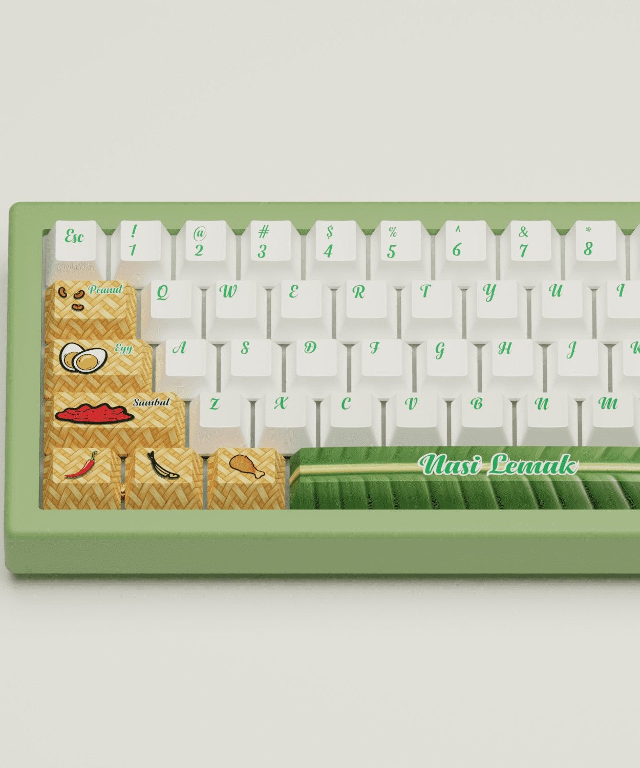Nasi Lemak Design Keycaps and Mechanical Keyboard