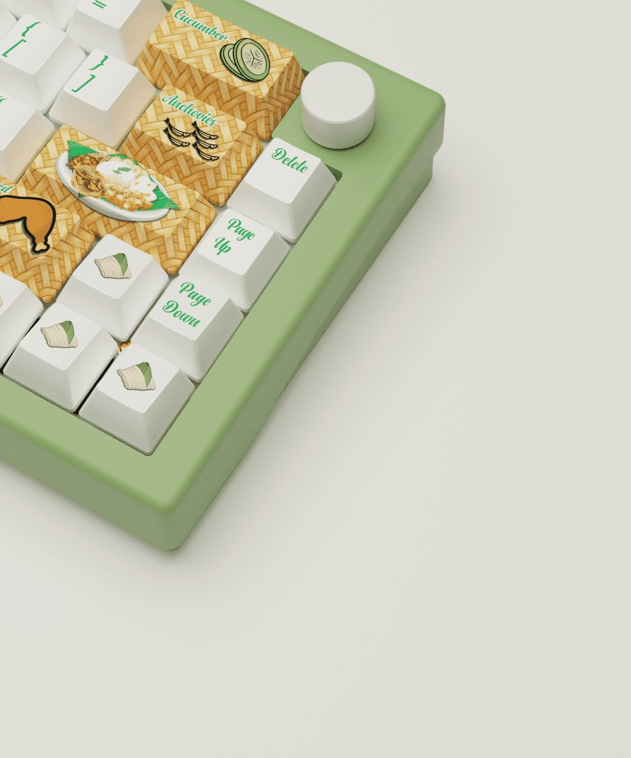 Nasi Lemak Design Keycaps and Mechanical Keyboard