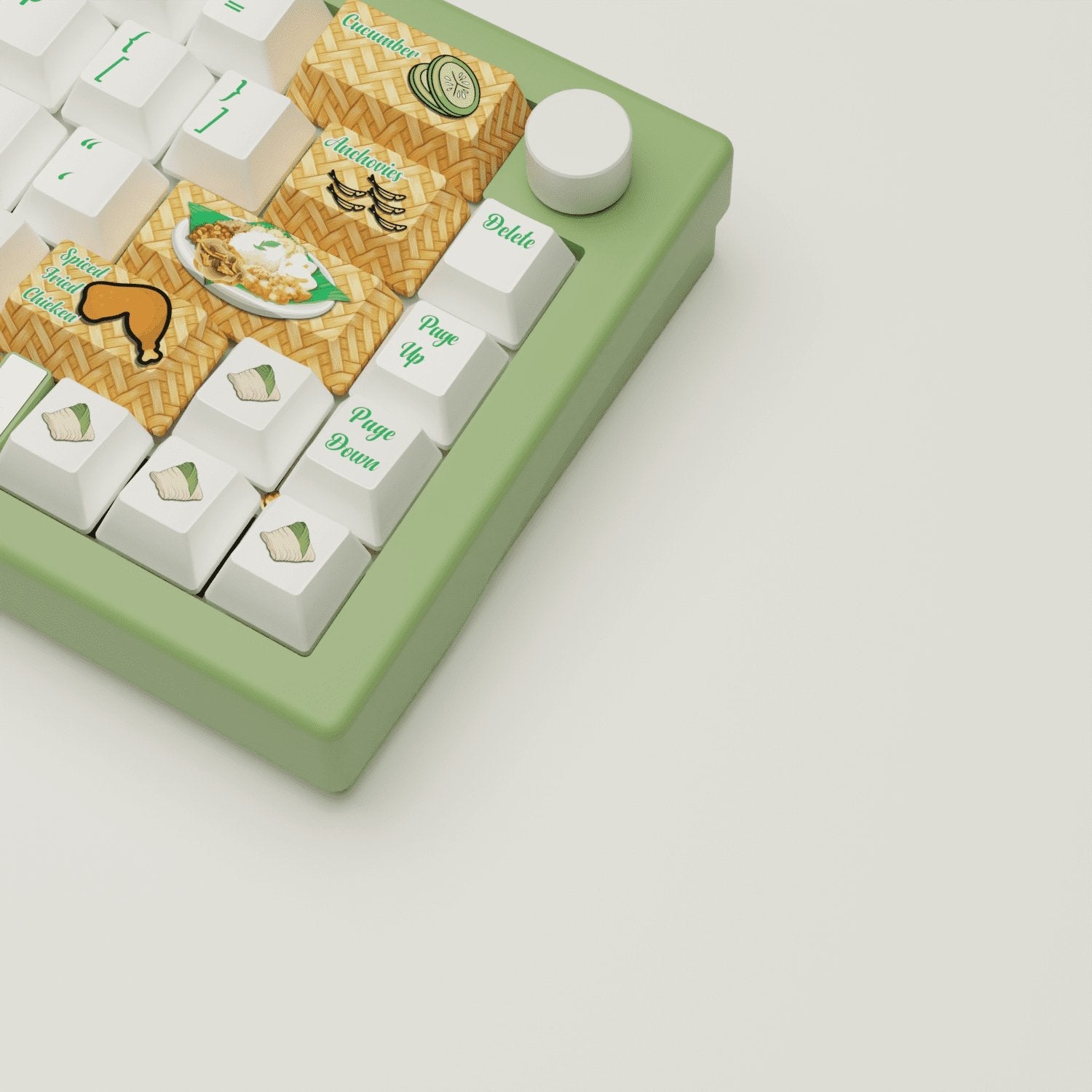 Nasi Lemak Design Keycaps and Mechanical Keyboard