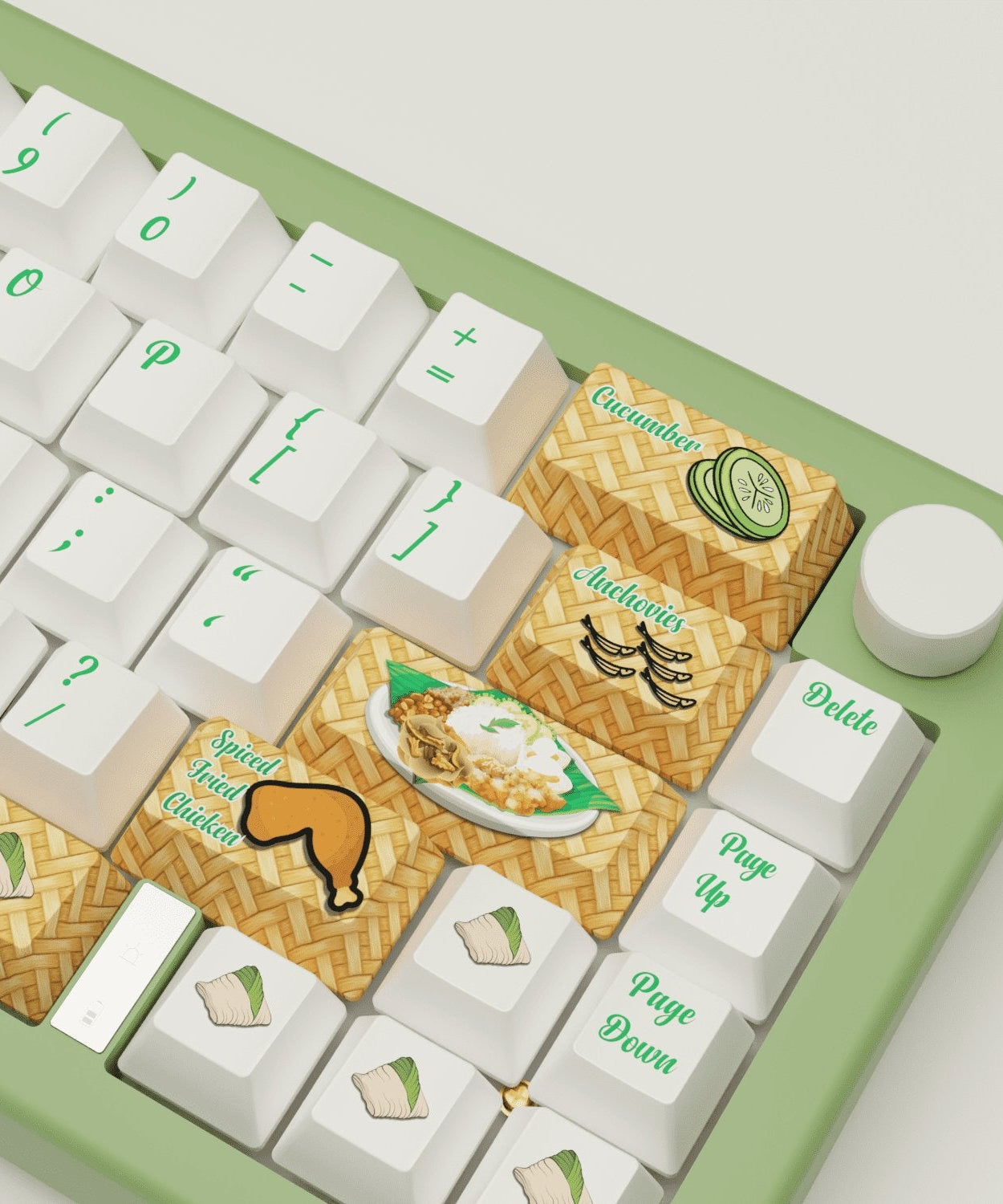 Nasi Lemak Design Keycaps and Mechanical Keyboard