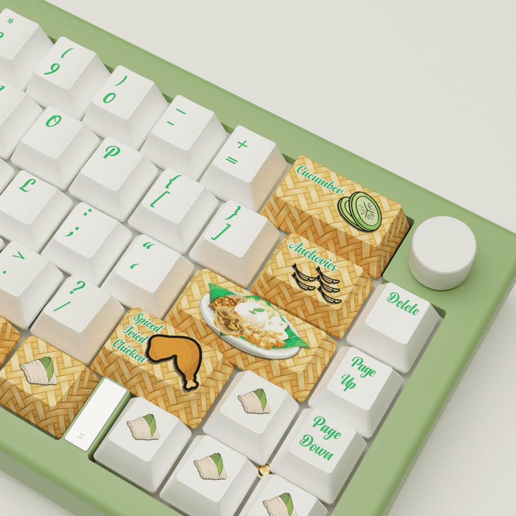 Nasi Lemak Design Keycaps and Mechanical Keyboard