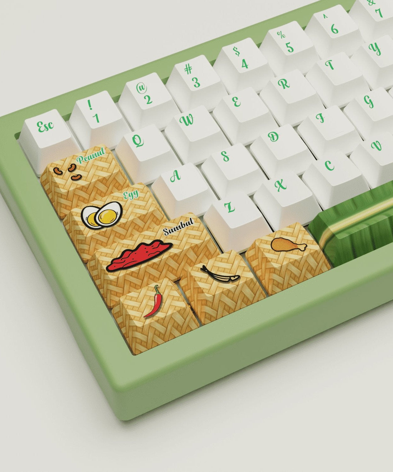 Nasi Lemak Design Keycaps and Mechanical Keyboard