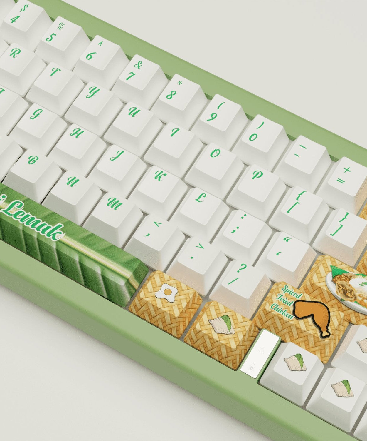 Nasi Lemak Design Keycaps and Mechanical Keyboard