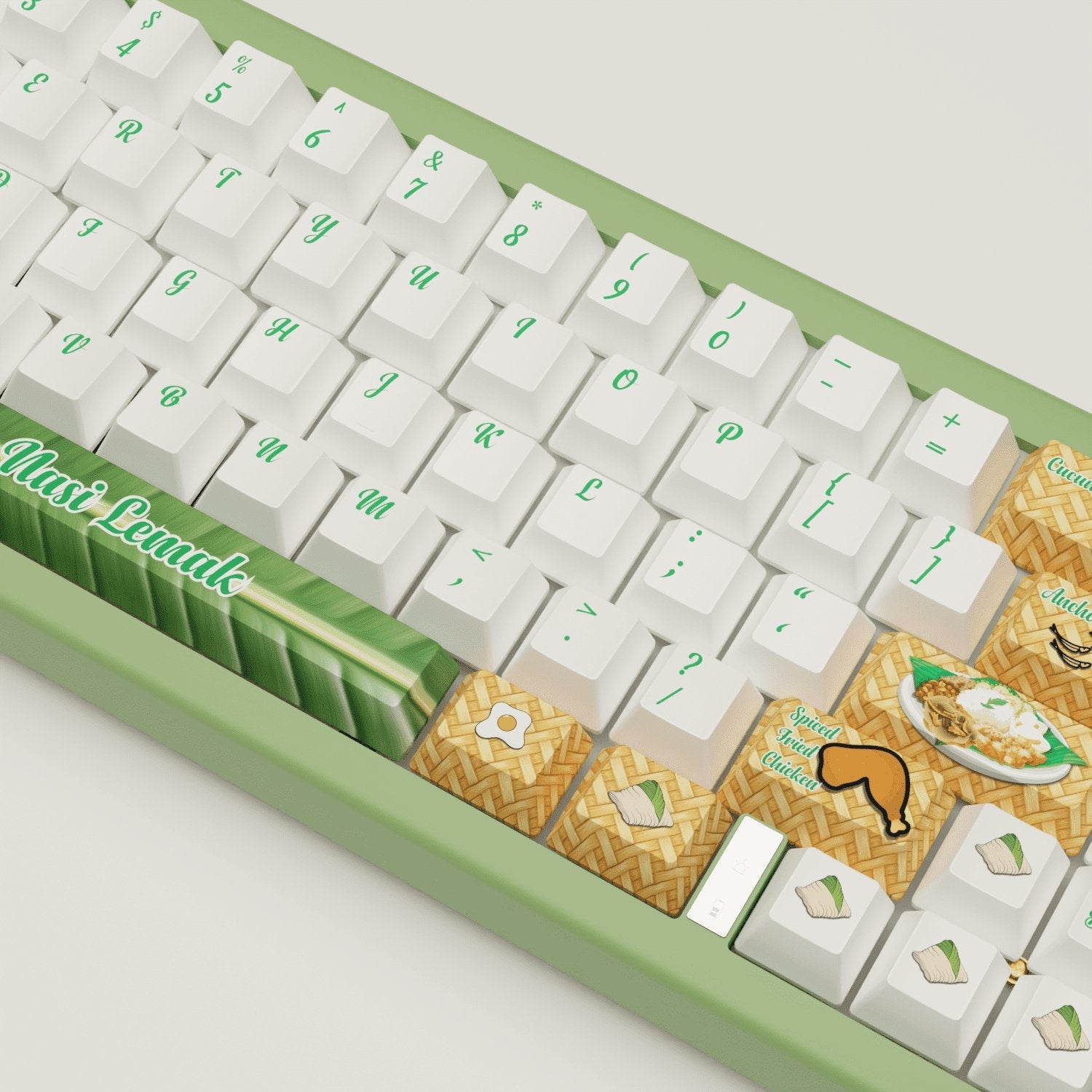 Nasi Lemak Design Keycaps and Mechanical Keyboard