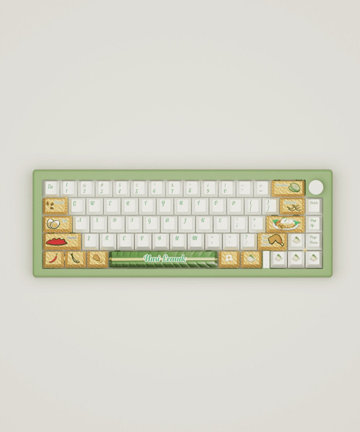 Nasi Lemak Design Keycaps and Mechanical Keyboard