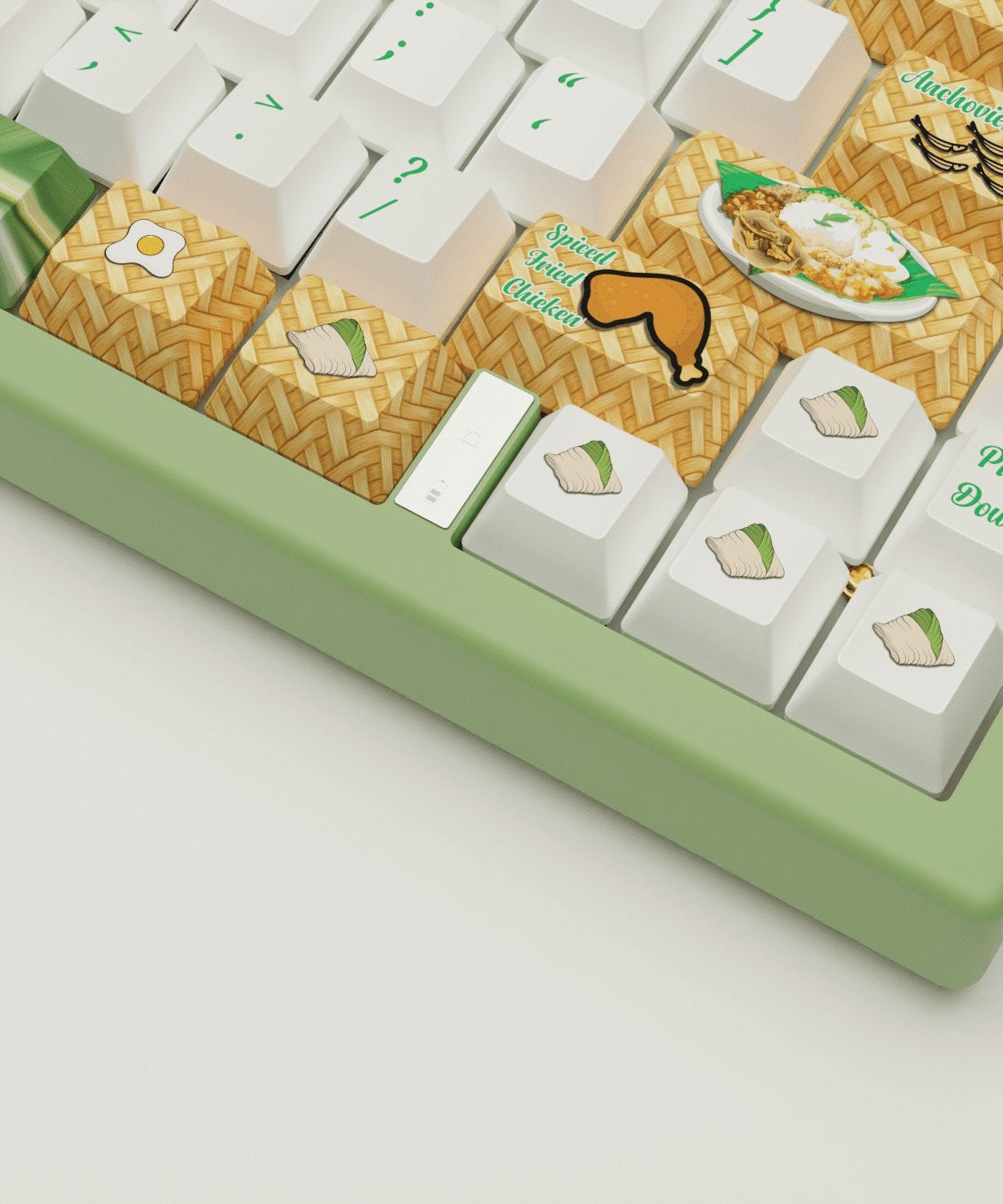 Nasi Lemak Design Keycaps and Mechanical Keyboard