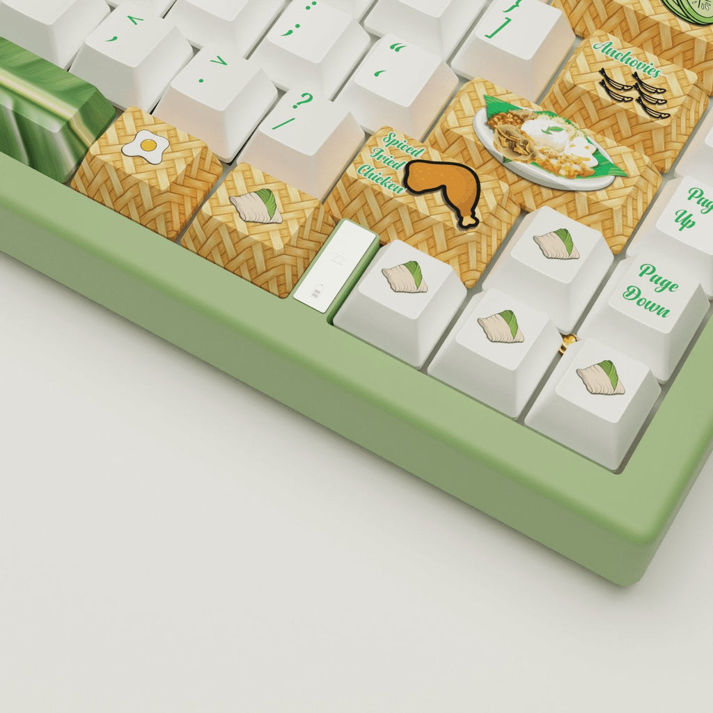 Nasi Lemak Design Keycaps and Mechanical Keyboard