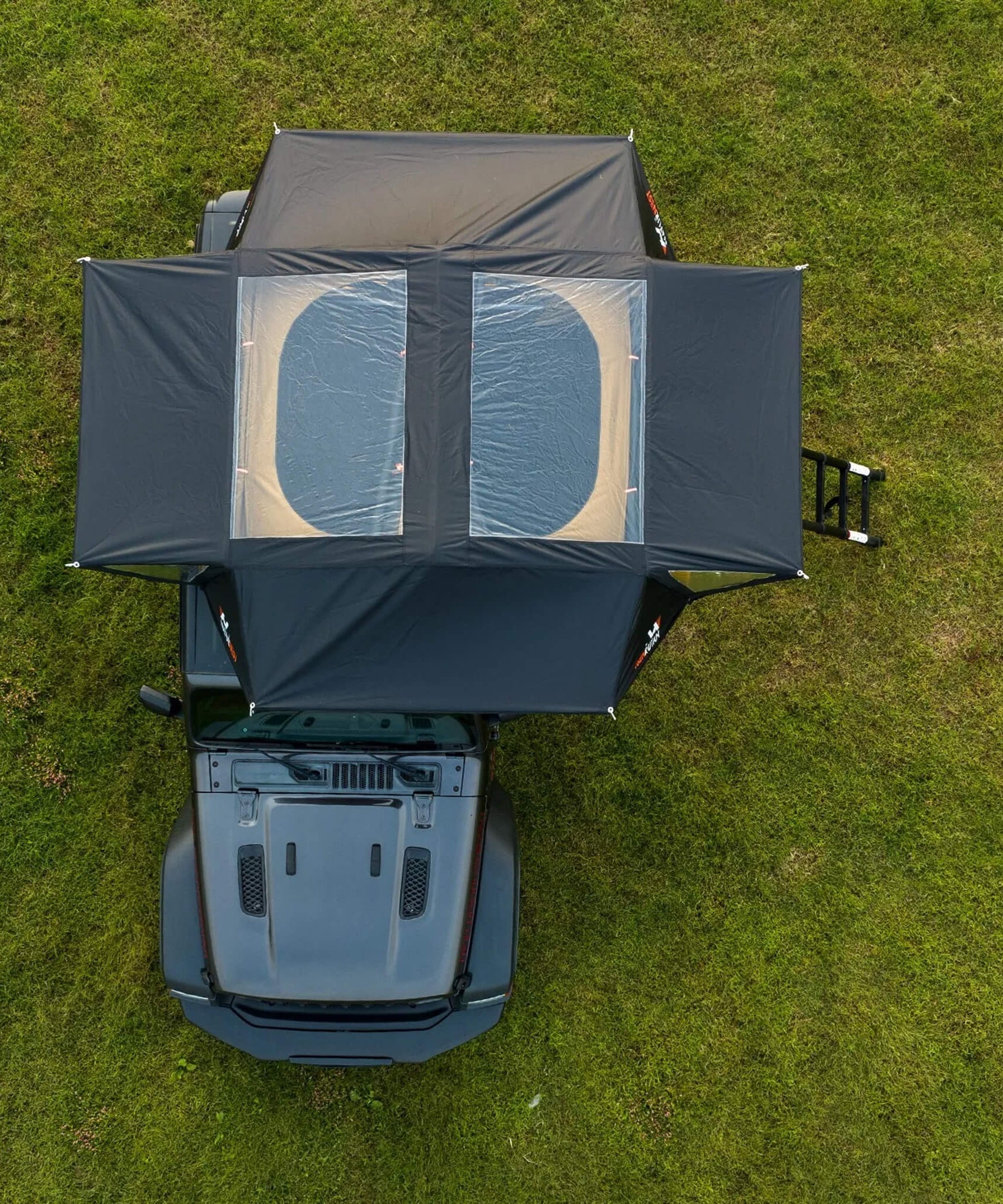 Naturnest Andromeda Khaki Soft-Shell Rooftop Tent With Large Panoramic Skylight & YKK Doors (SAK72384)