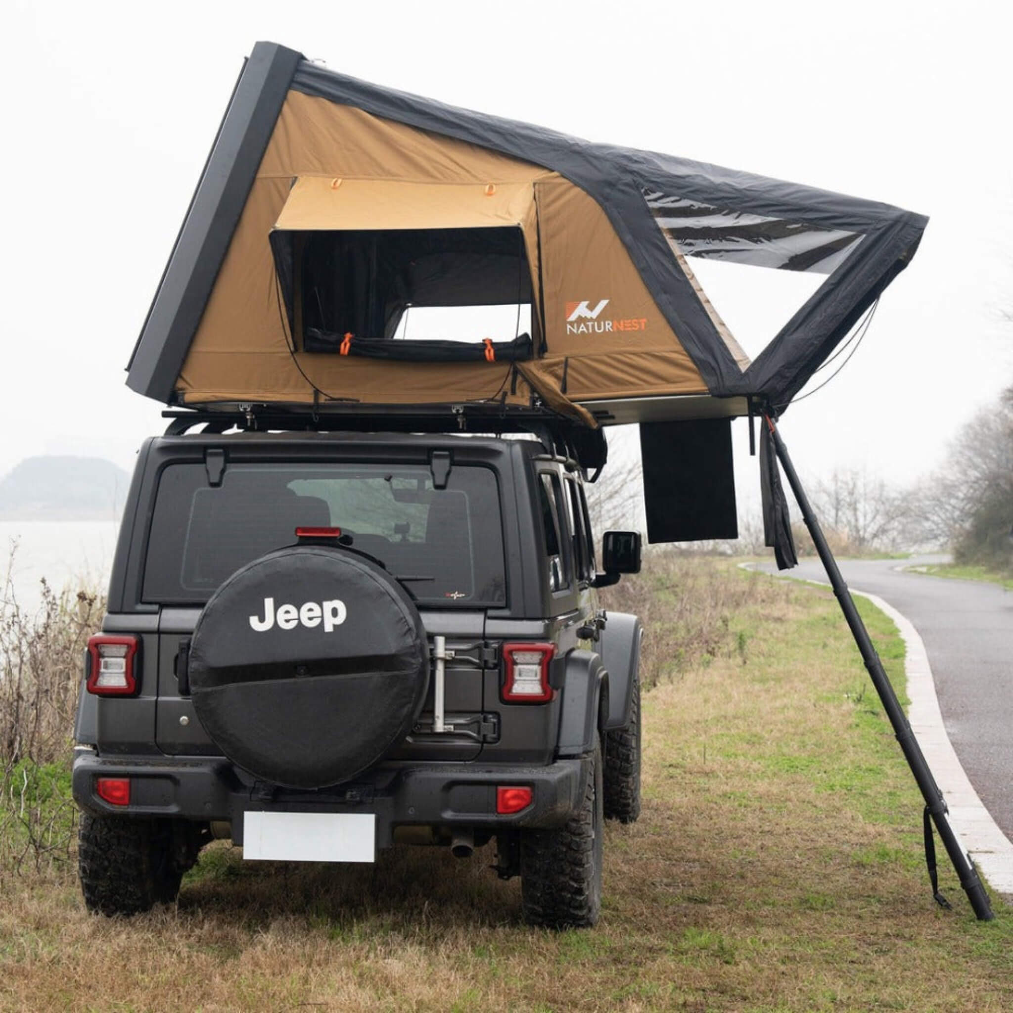 Naturnest Sirius 2 Premium 2XL 3-Person Clamshell Rooftop Tent (SAK91382)
