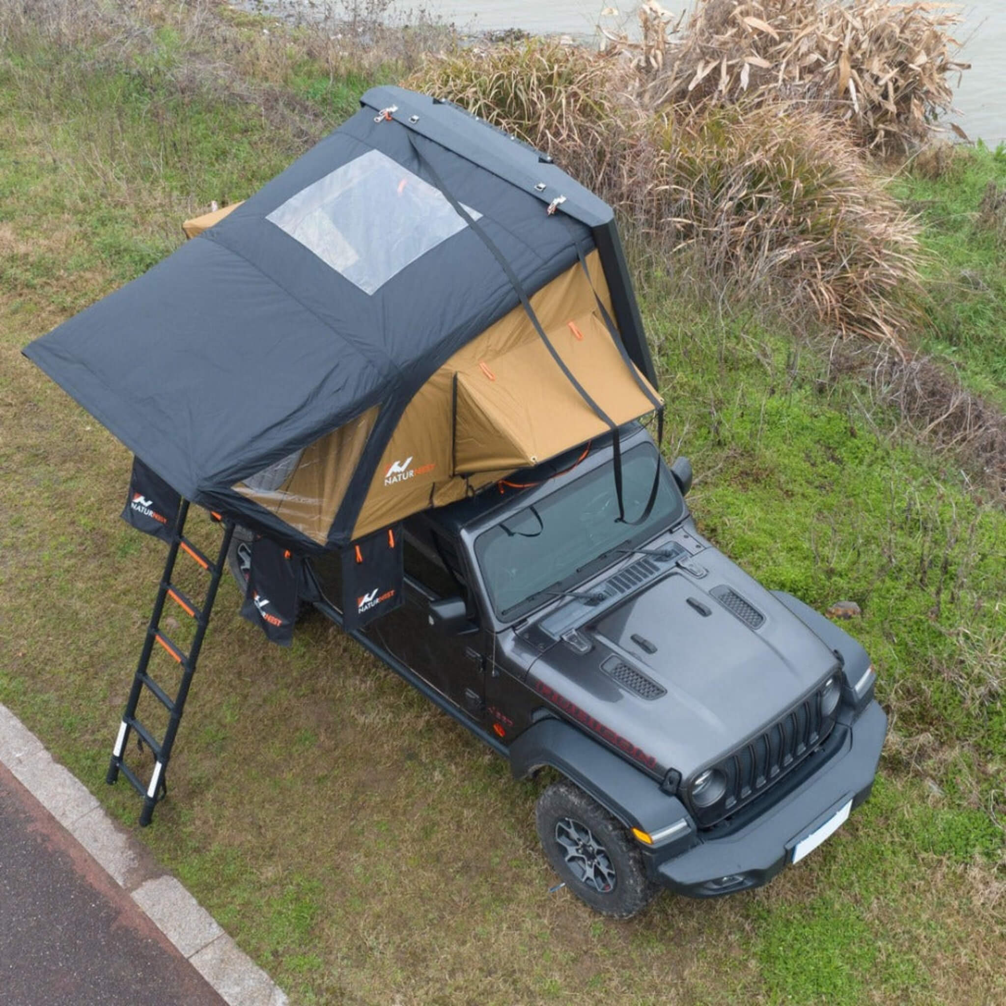 Naturnest Sirius 2 Premium 2XL 3-Person Clamshell Rooftop Tent (SAK91382)