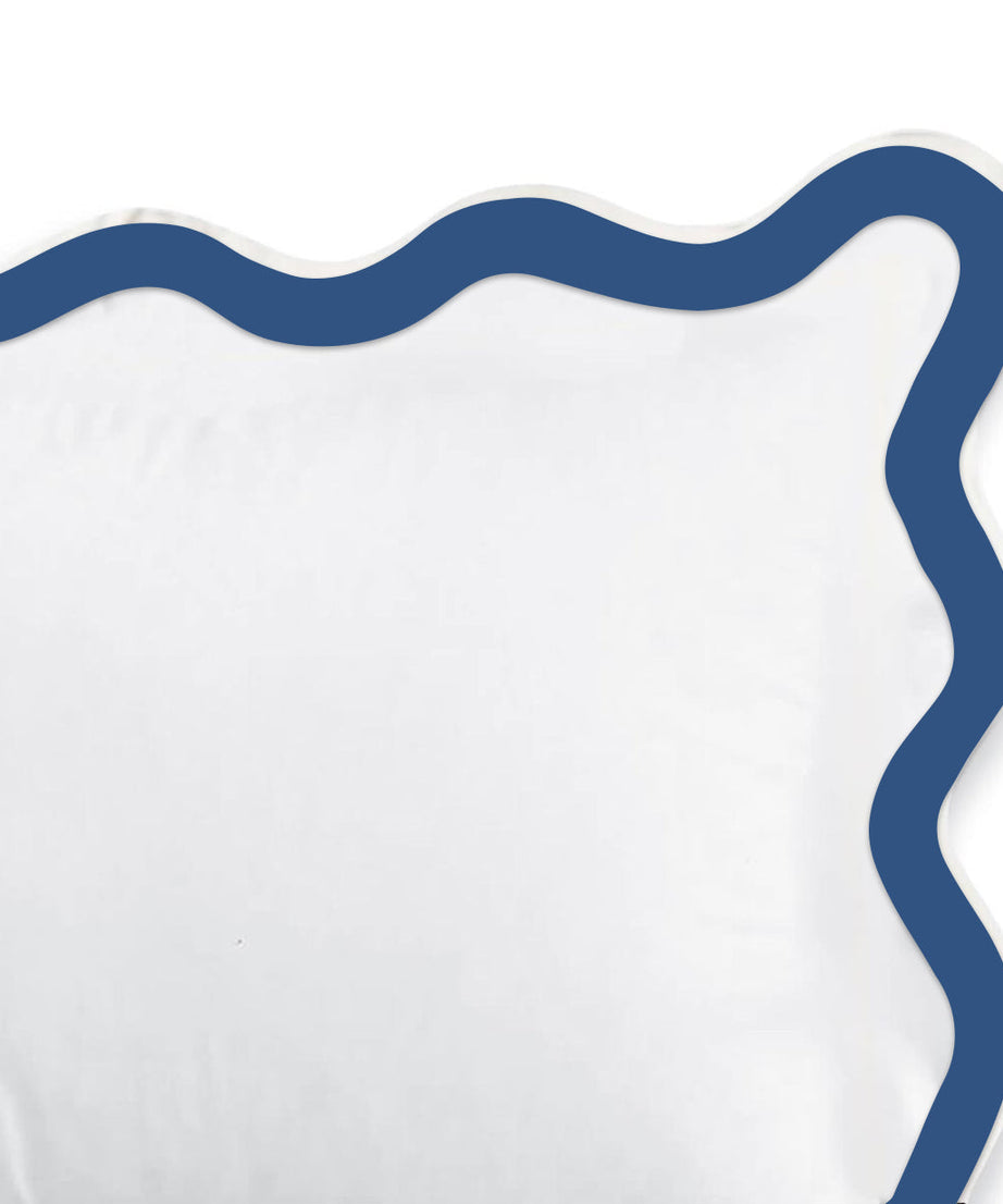 400TC Applique Scalloped Embroidery Cotton Duvet Cover Set