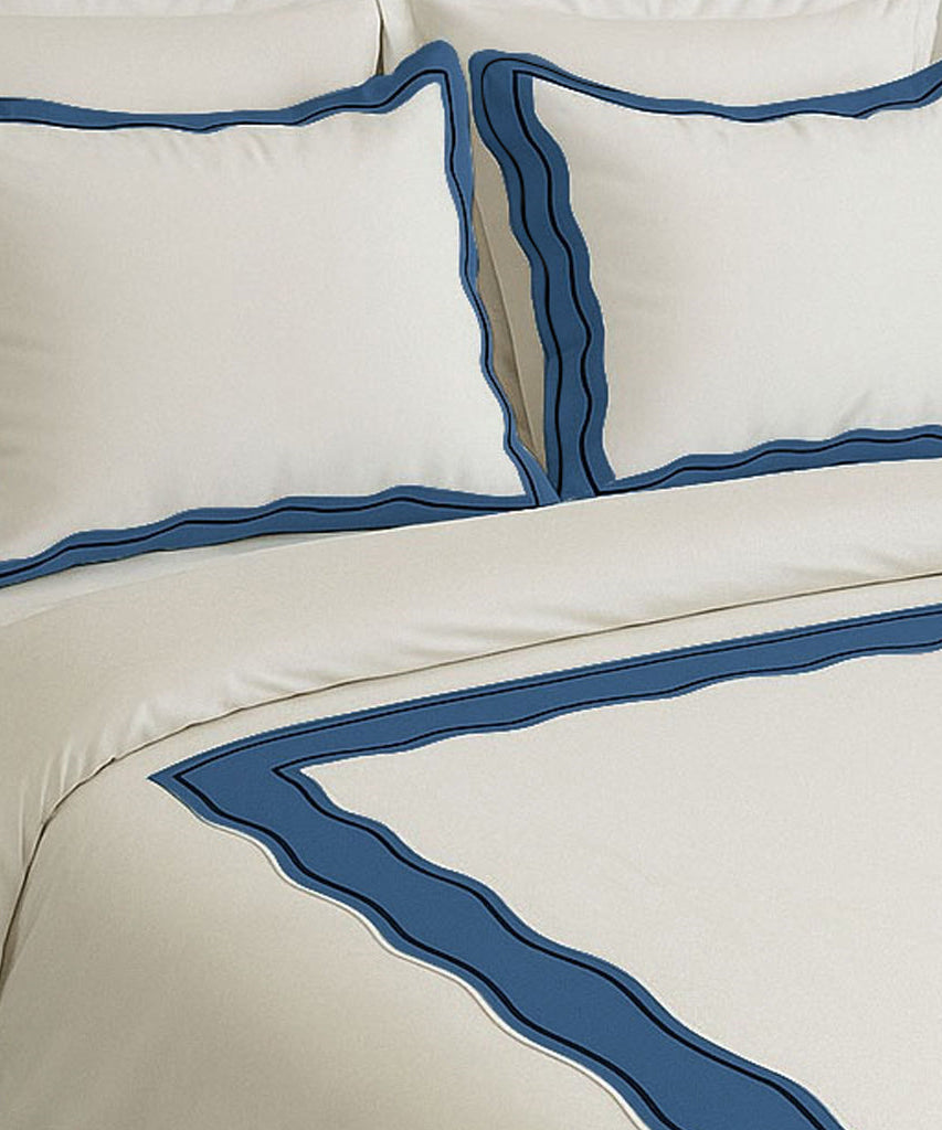 Sagrisa Applique Embroidery Cotton Duvet Cover Set