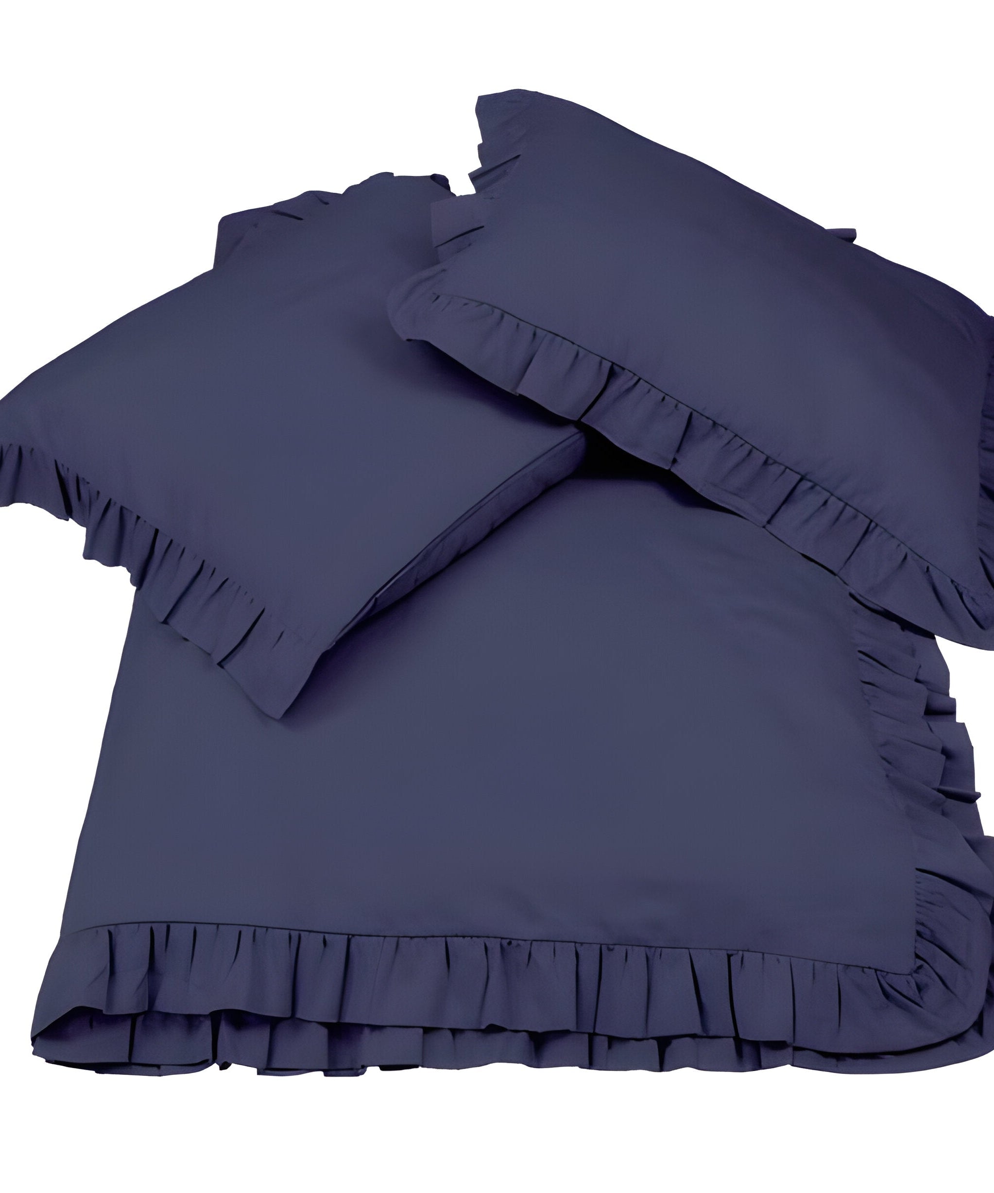 400TC Cotton Sateen Ruffle Duvet Cover Set