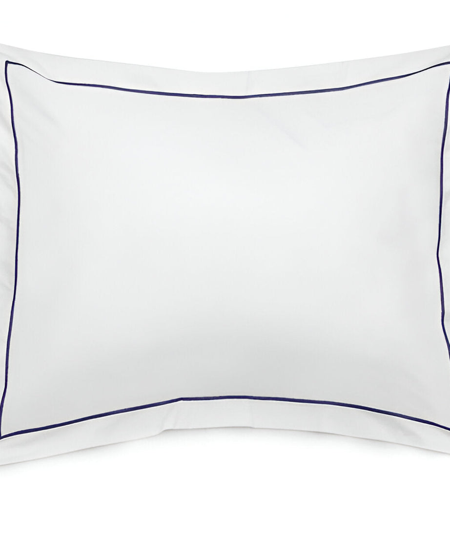 400TC Single Embroidery Sateen Solid Cotton Round Duvet Cover Set
