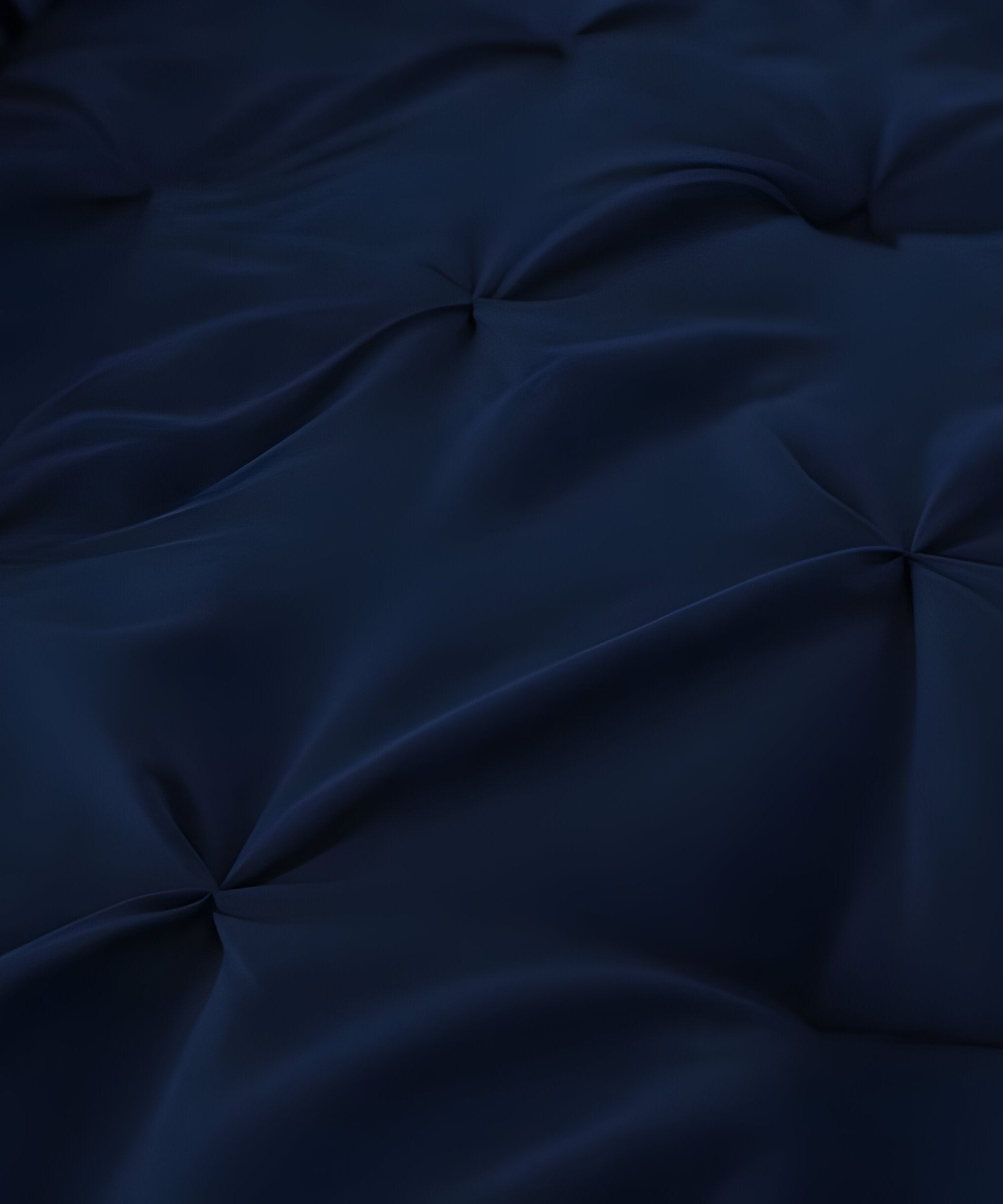 400TC Cotton Pintuck Sateen Solid Duvet Cover Set