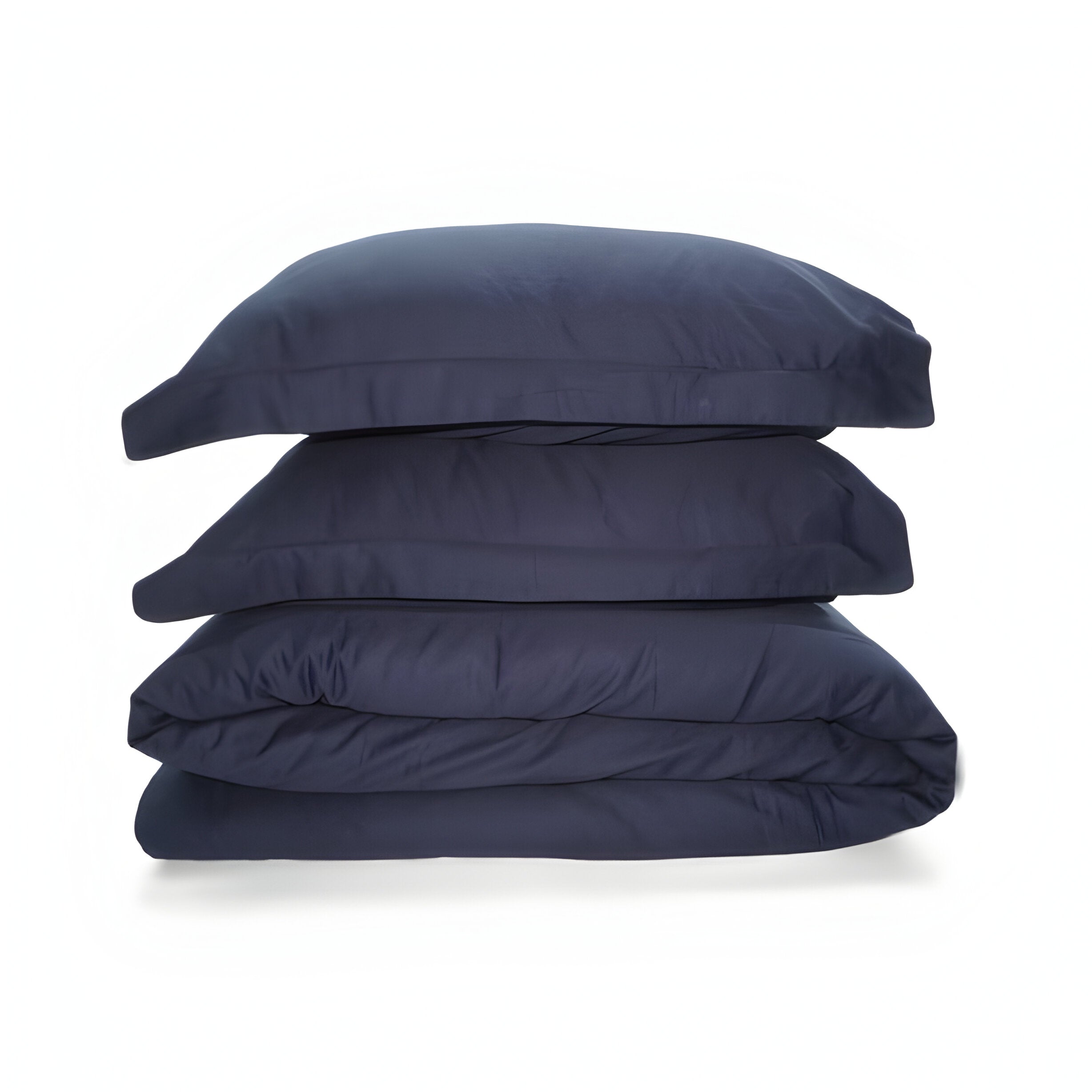 400TC Cotton Sateen Solid Duvet Cover Set