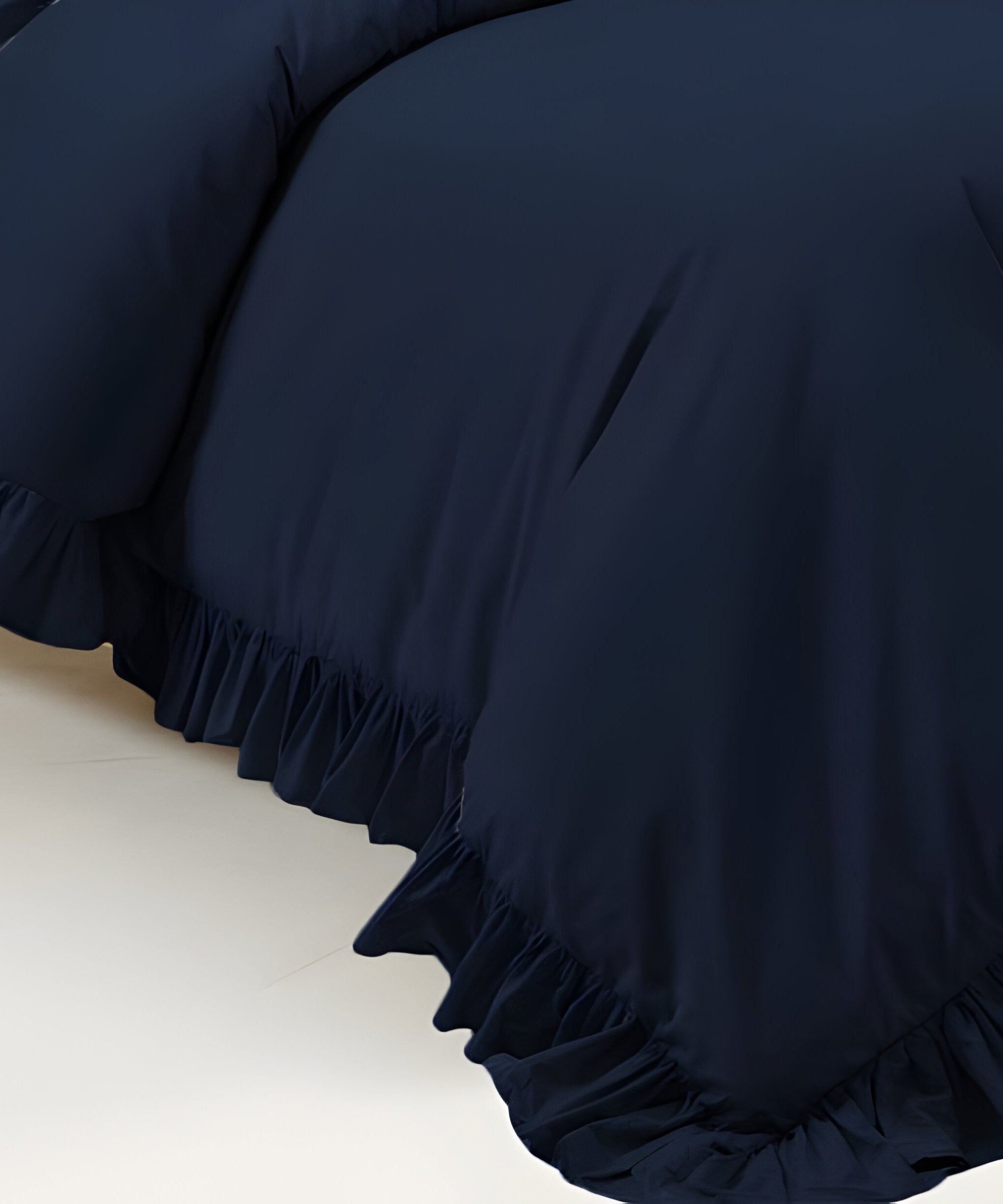 400TC Cotton Sateen Ruffle Duvet Cover Set