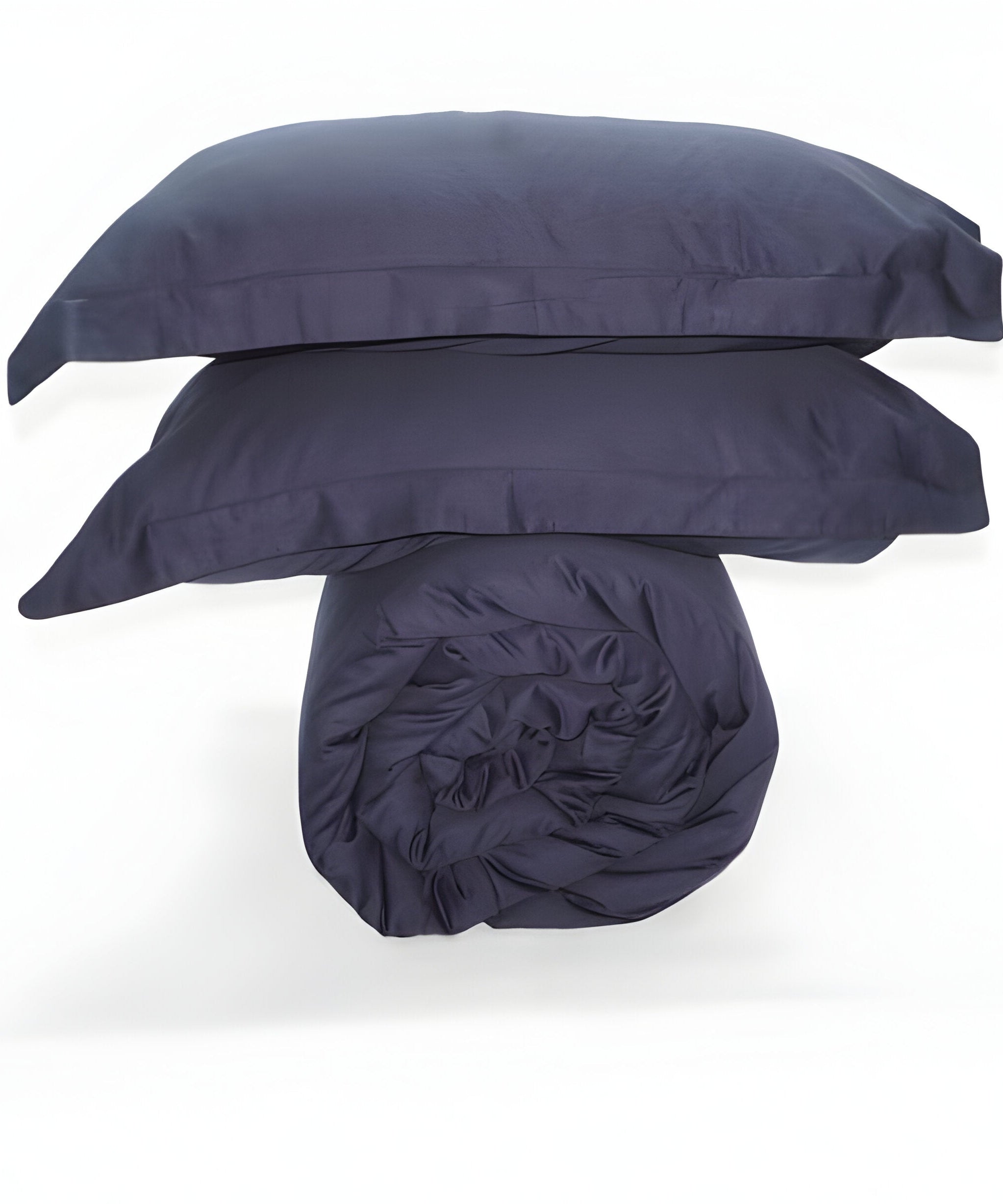 400TC Cotton Sateen Solid Duvet Cover Set