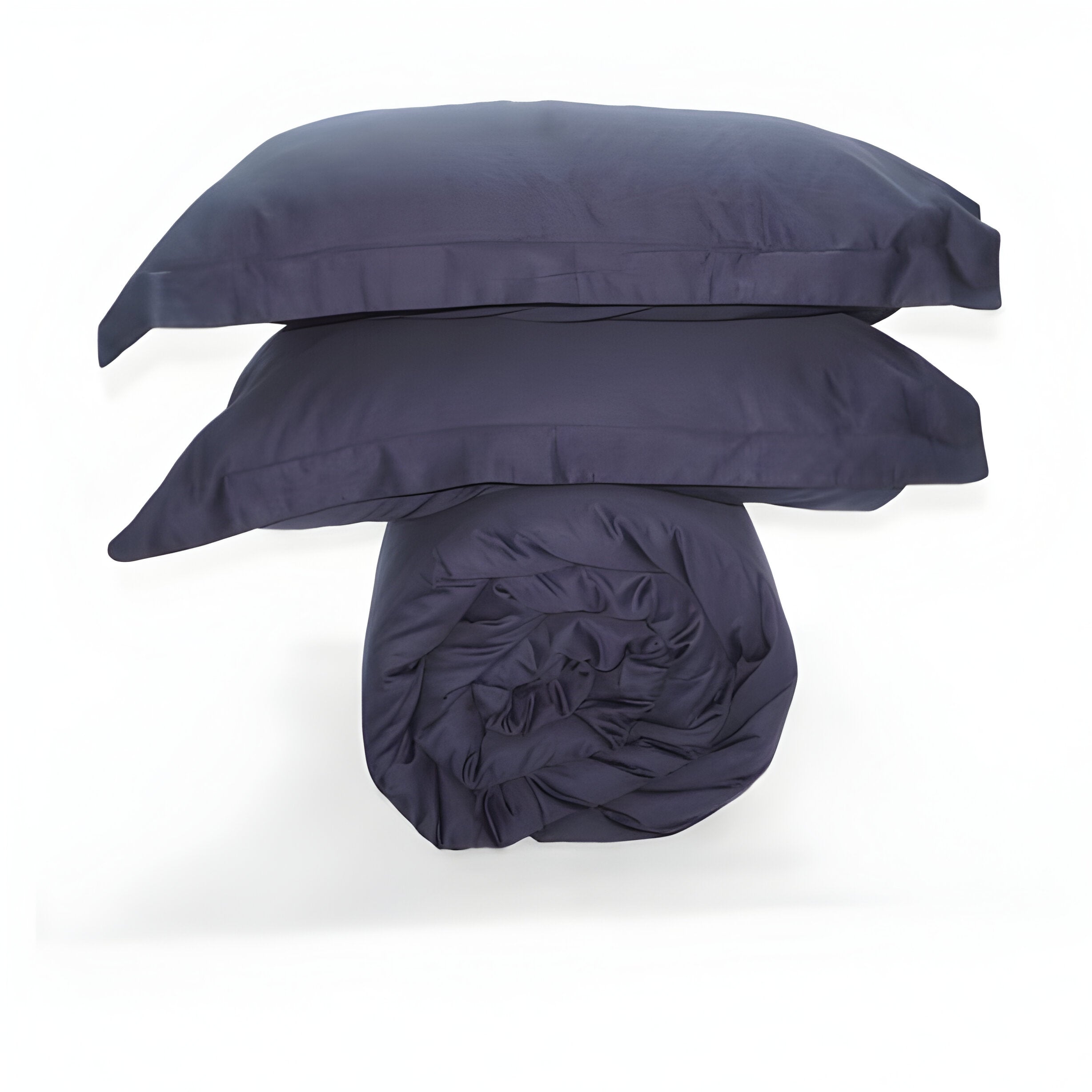 400TC Cotton Sateen Solid Duvet Cover Set