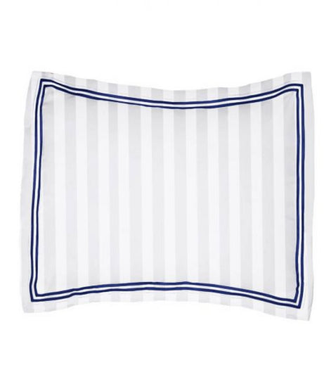 400TC Cotton Double Edge Embroidery Sateen Stripe Duvet Cover Set